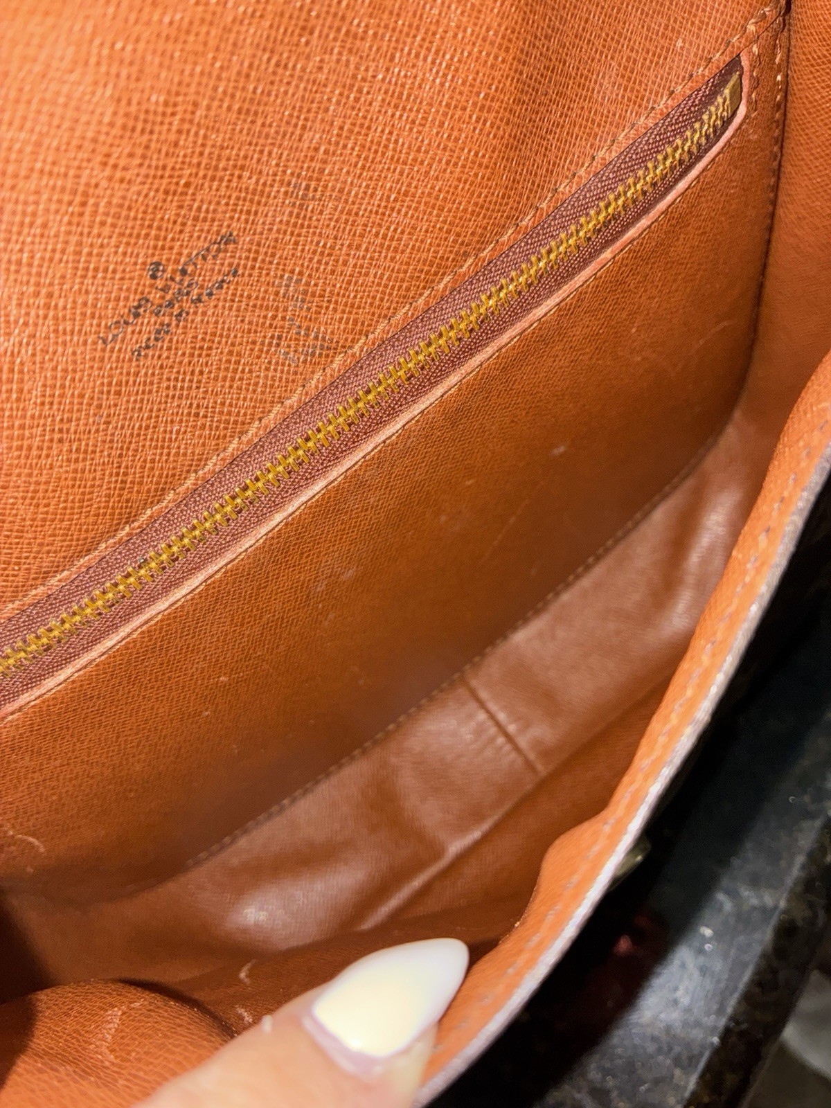 Authentic Louis Vuitton Saint Cloud Monogram Crossbody Bag Vintage Entrupy COA