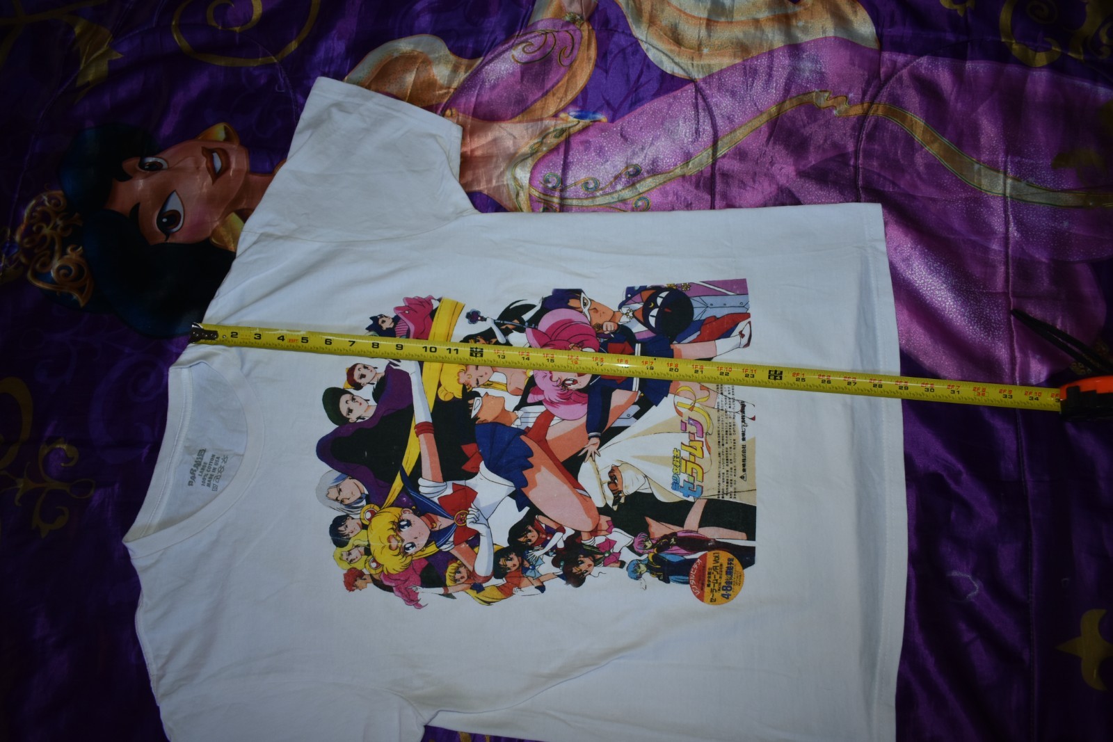 VTG RARE Characters Vintage 90s Made In USA Sailor Moon R Anime T-Shirt Size L