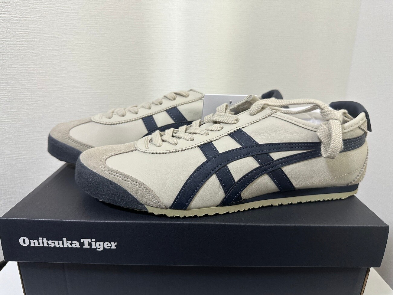 Onitsuka Tiger MEXICO 66 1183C102 200 BIRCH PEACOAT Unisex Shoes US 7.5-14