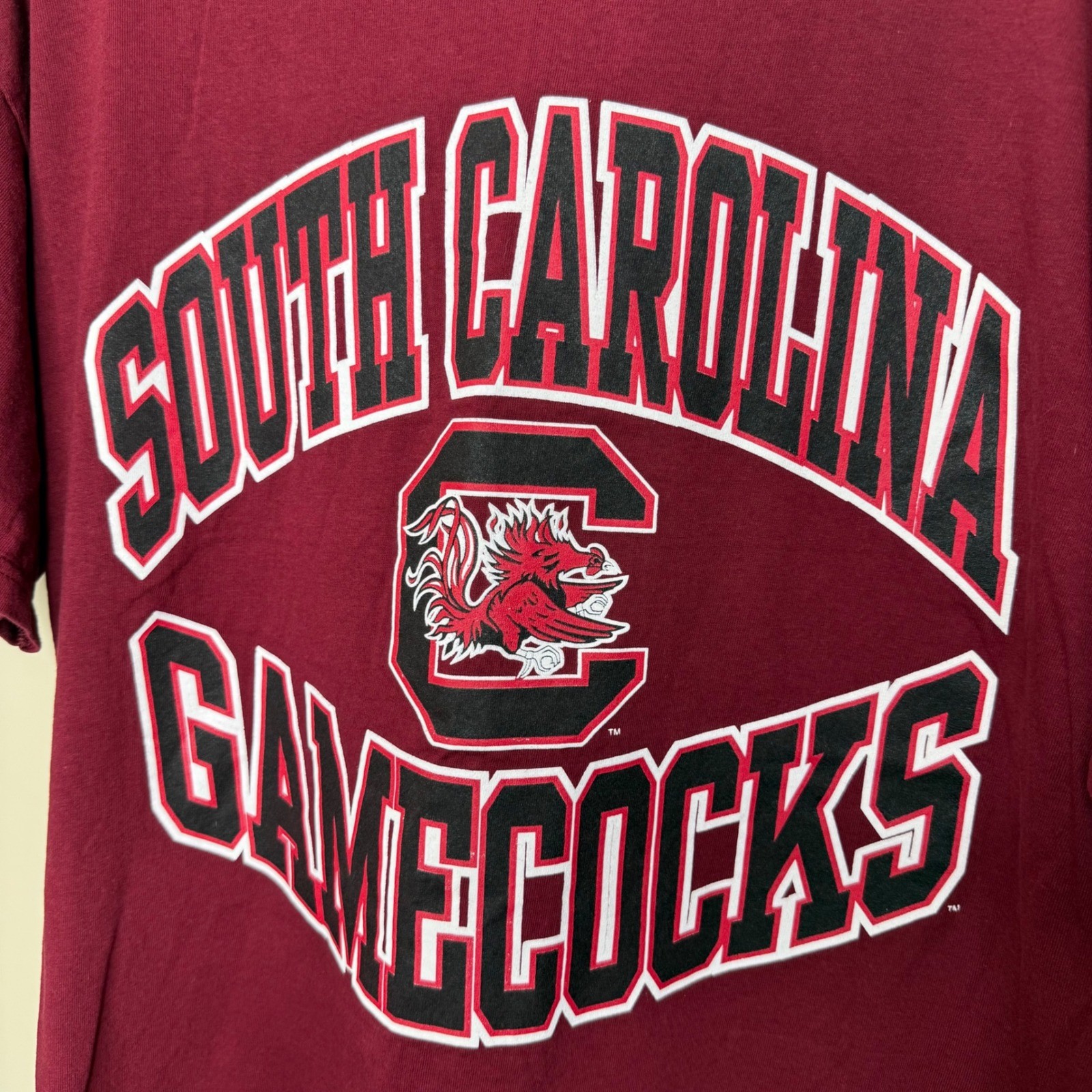 South Carolina Gamecocks Dynasty T-Shirt Mens XL Maroon NCAA Graphic Tee Y2k VTG