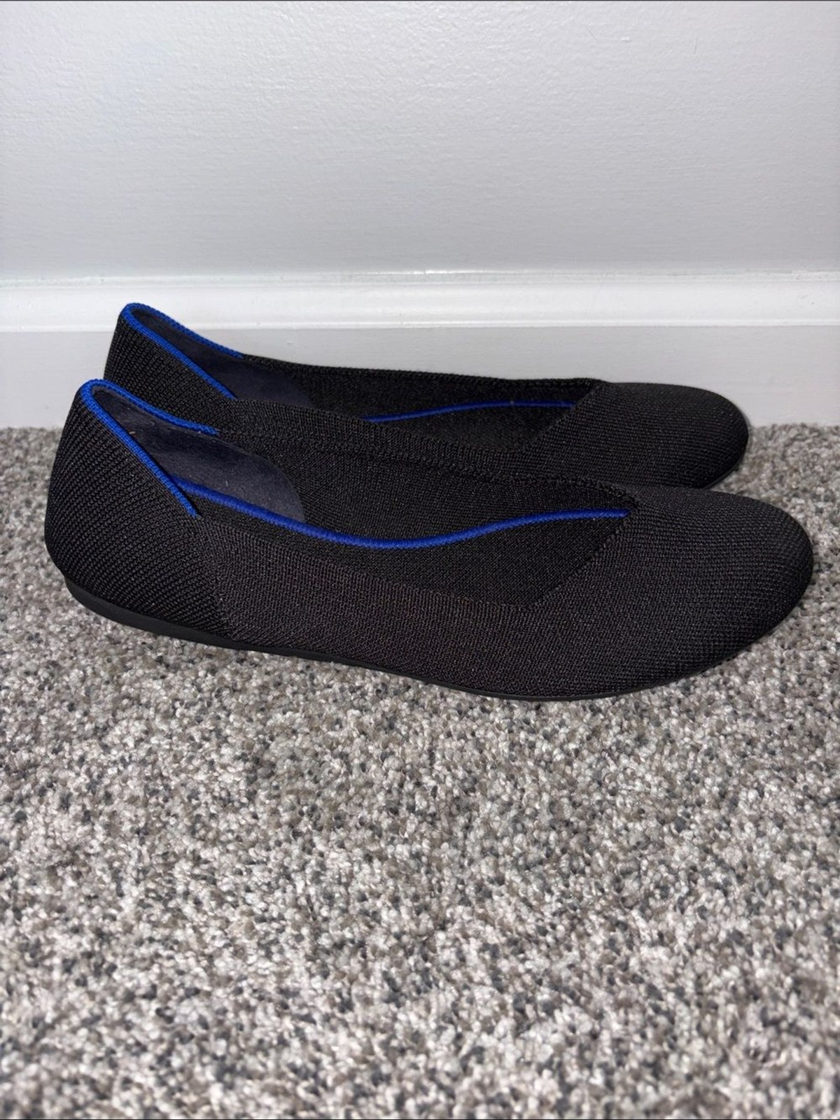 Rothy’s The Flat in Black Knit