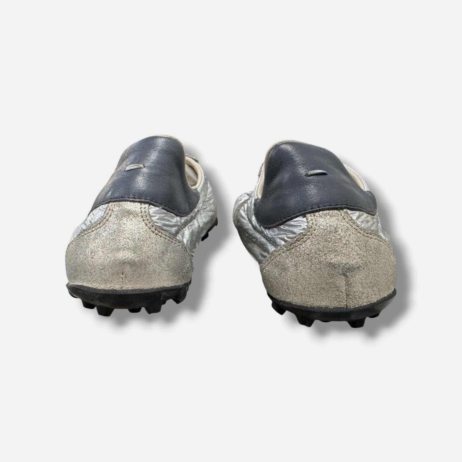 Maison Margiela Women’s Silver Sprinters Low-Top Sneakers Shoes Size EU:37 US:7