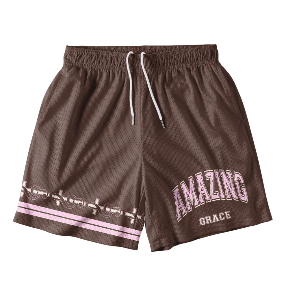 Amazing Grace Christian Mesh Shorts for Men – Youth Active Sports