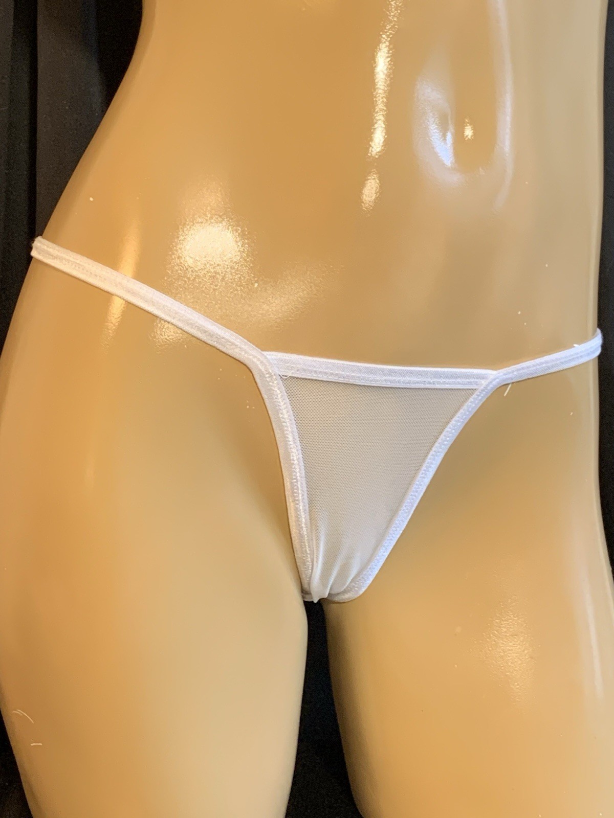 Thong Sheer White Custom Made In USA Small All Sizes In My eBay Store