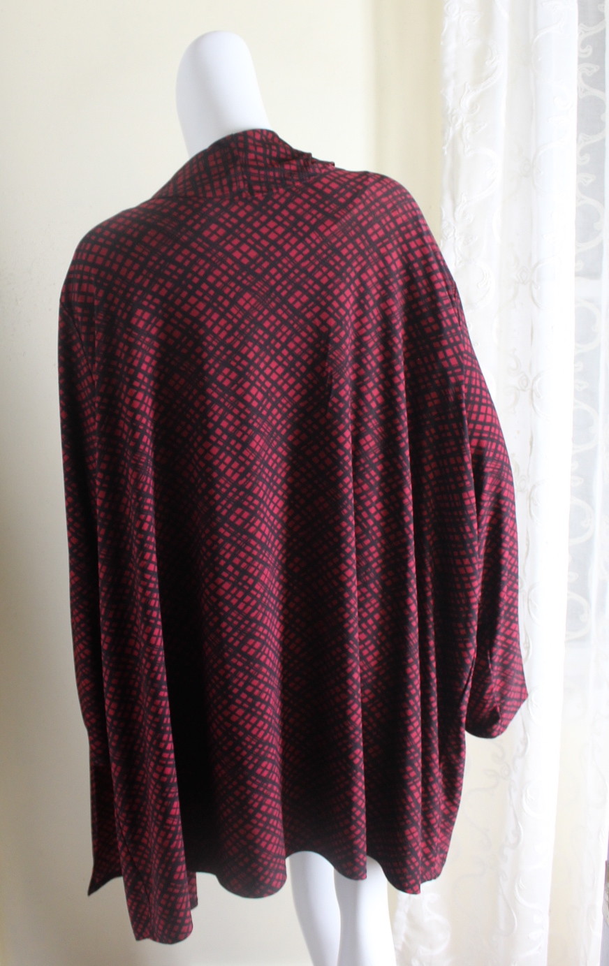 Chelsea Studio Sz 4X 5X Rich Twinset Grid Flowing Travel Artsy Jacket Tank Set