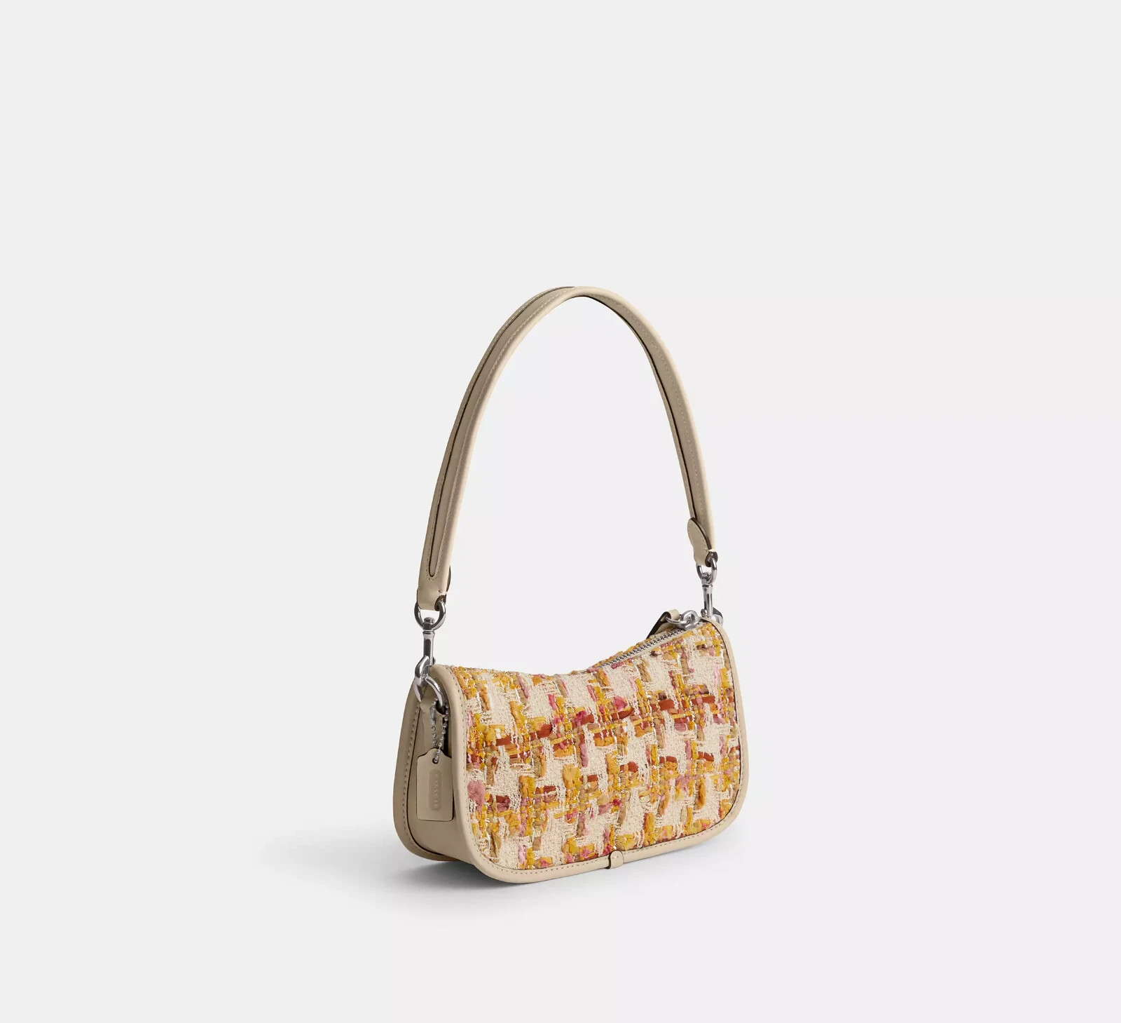 COACH Neutral Multi Swinger 20 In Tweed Women Shoulder Bags CP444