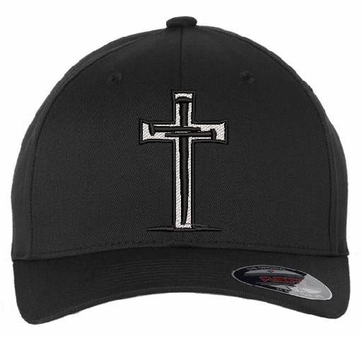 Sacred Nails Christian Cross Hats for Men Women Jesus 3 Nail Cross Bible Jesus