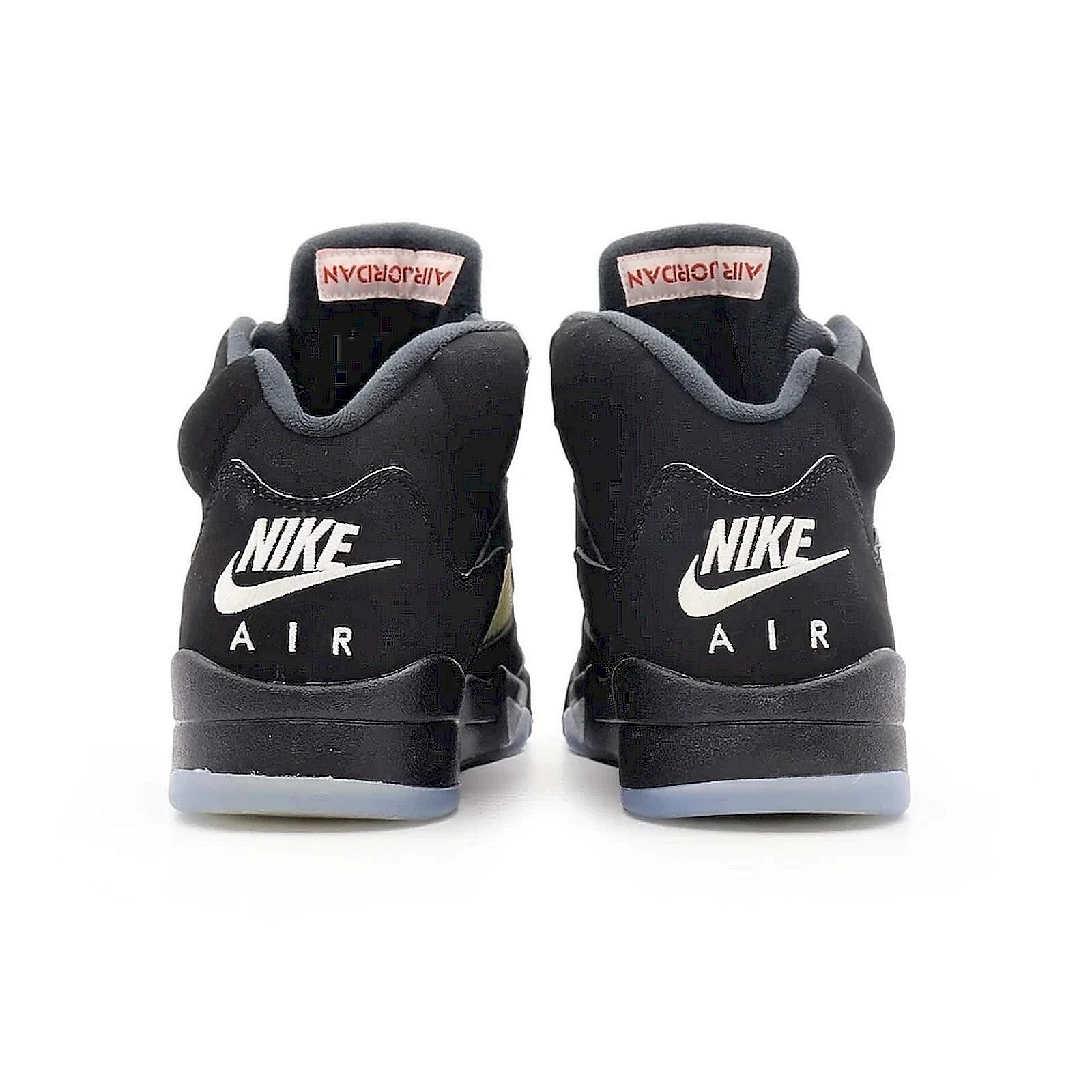 Nike Air Jordan 5 Black Infrared Red Jumpman Mesh Panel Vintage Athletic Trainer