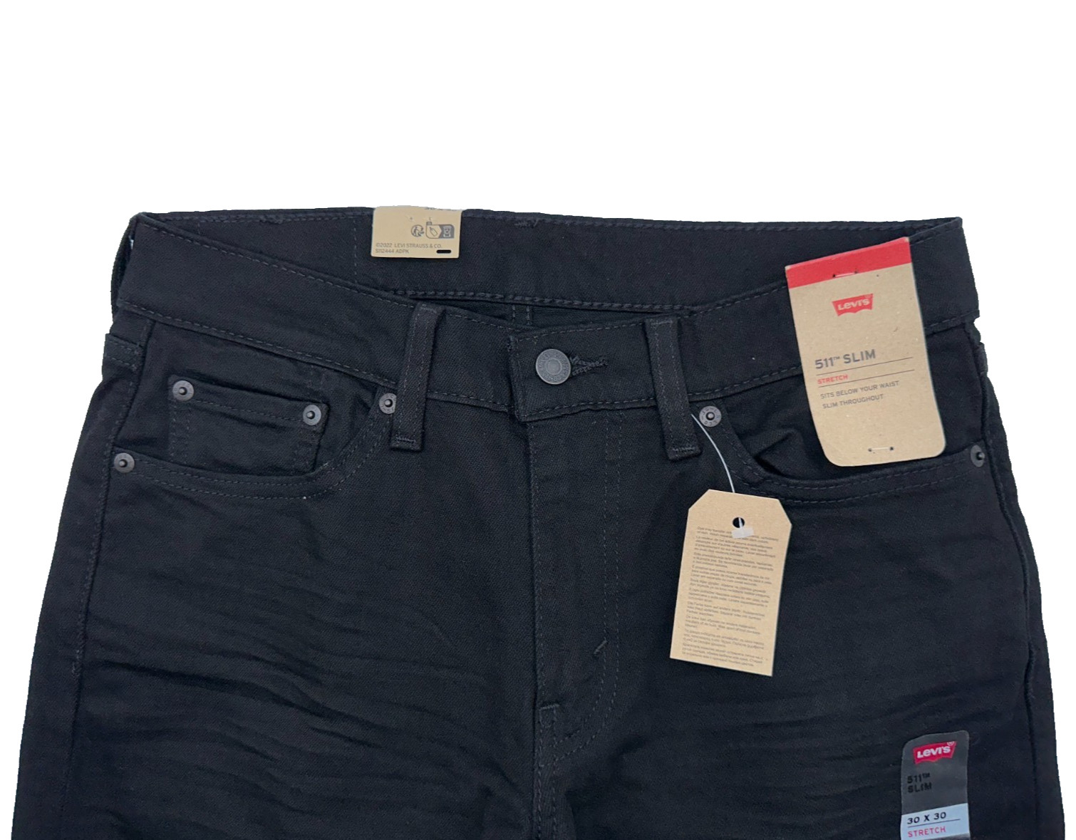 $69 Levi’s Men’s 511 Slim Fit Jeans-Black – Size 30W x 30L – New With Tags