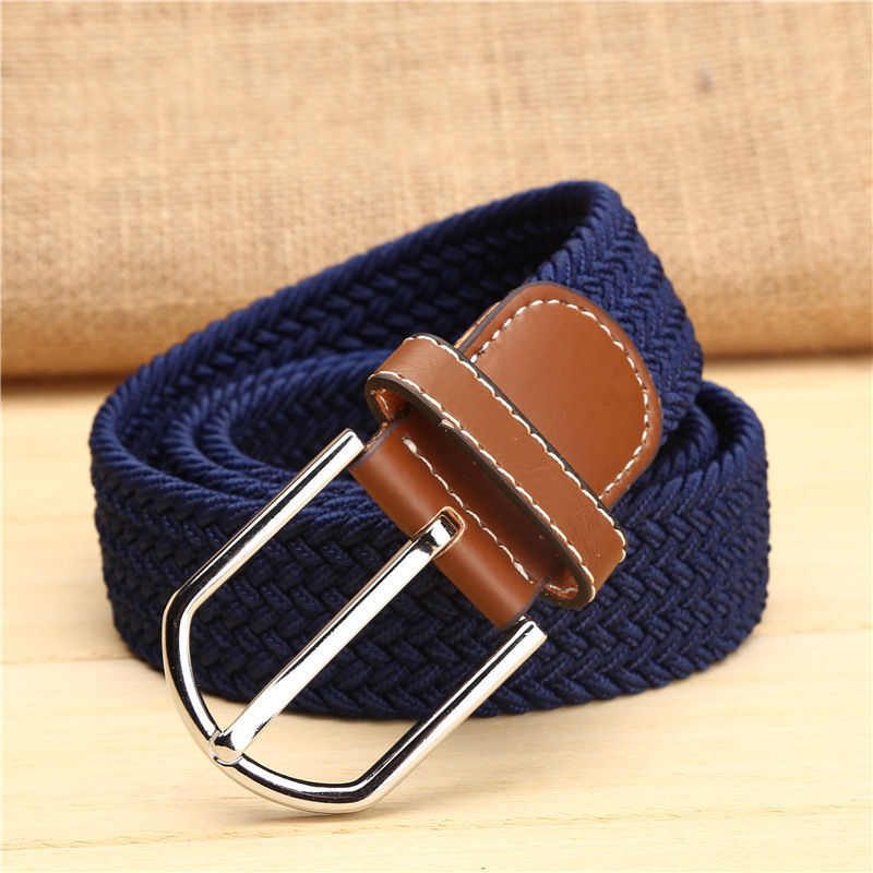 Elastic Fabric Braided Belt, Enduring Stretch Woven Belt for Women men unisex
