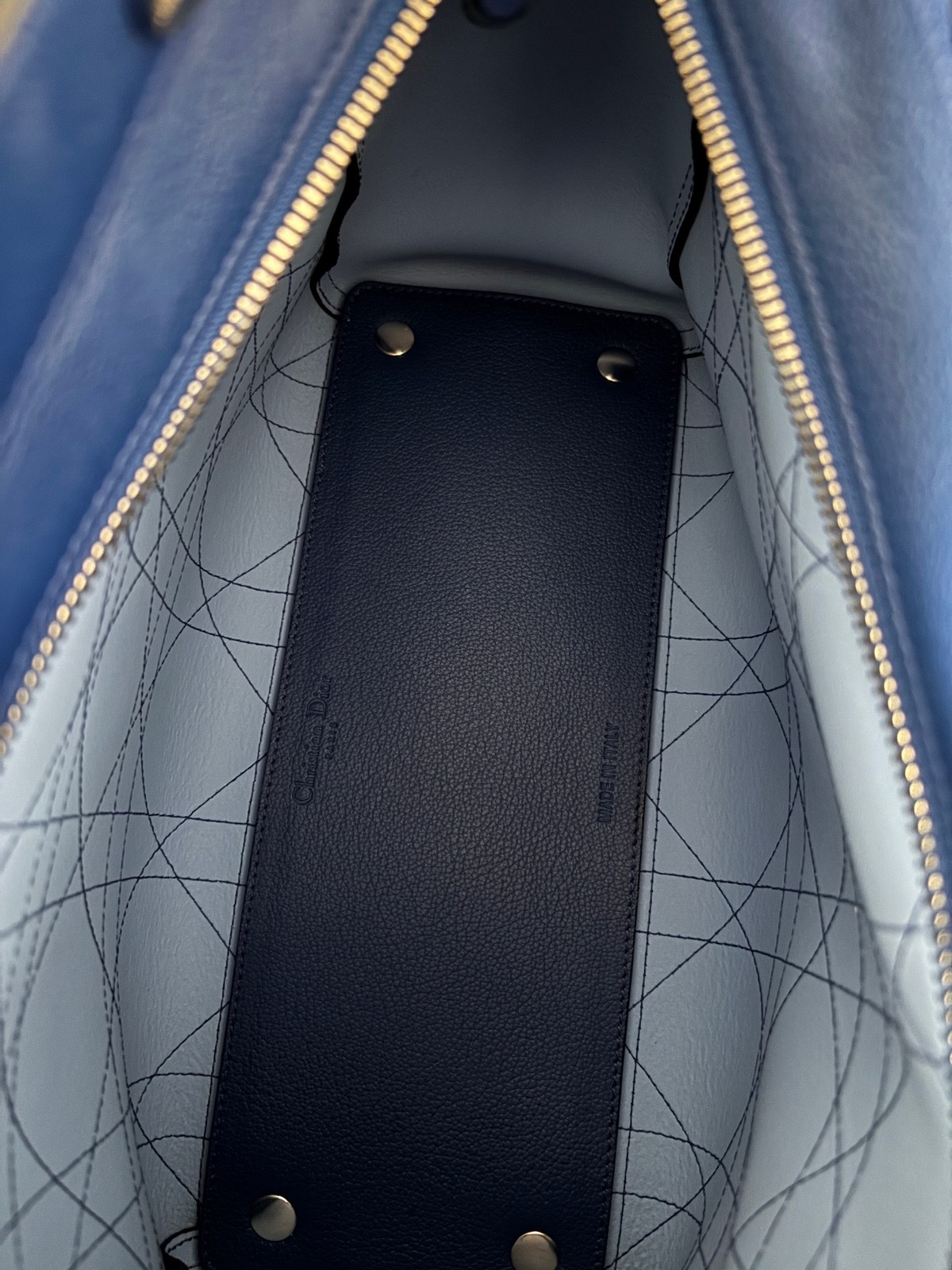 Dior Pre-Owned Authentic Tote Blue Free Tracked Shipping