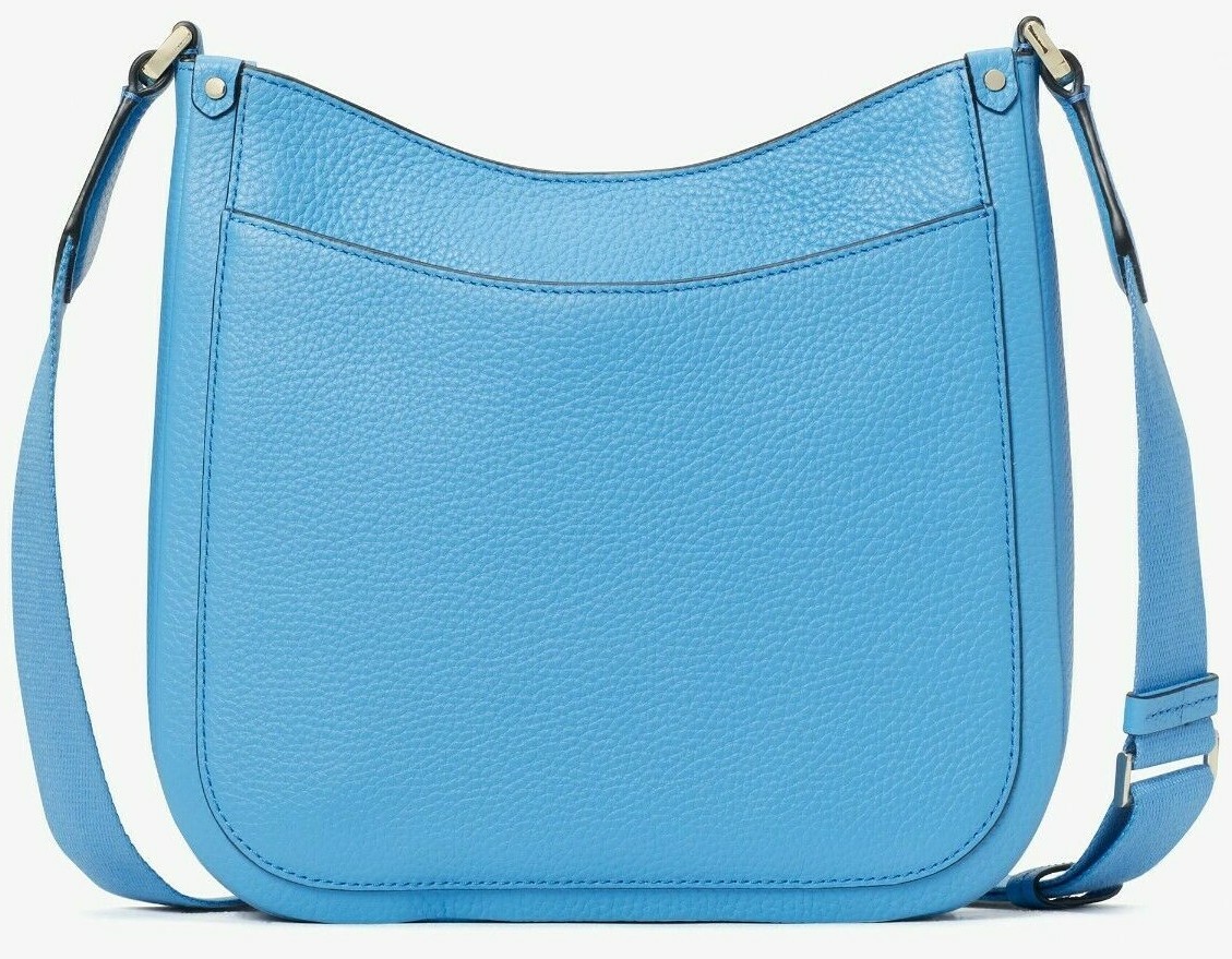 Kate Spade Roulette Messenger Bright Blue Leather Crossbody PXR00329 NWT $228 FS