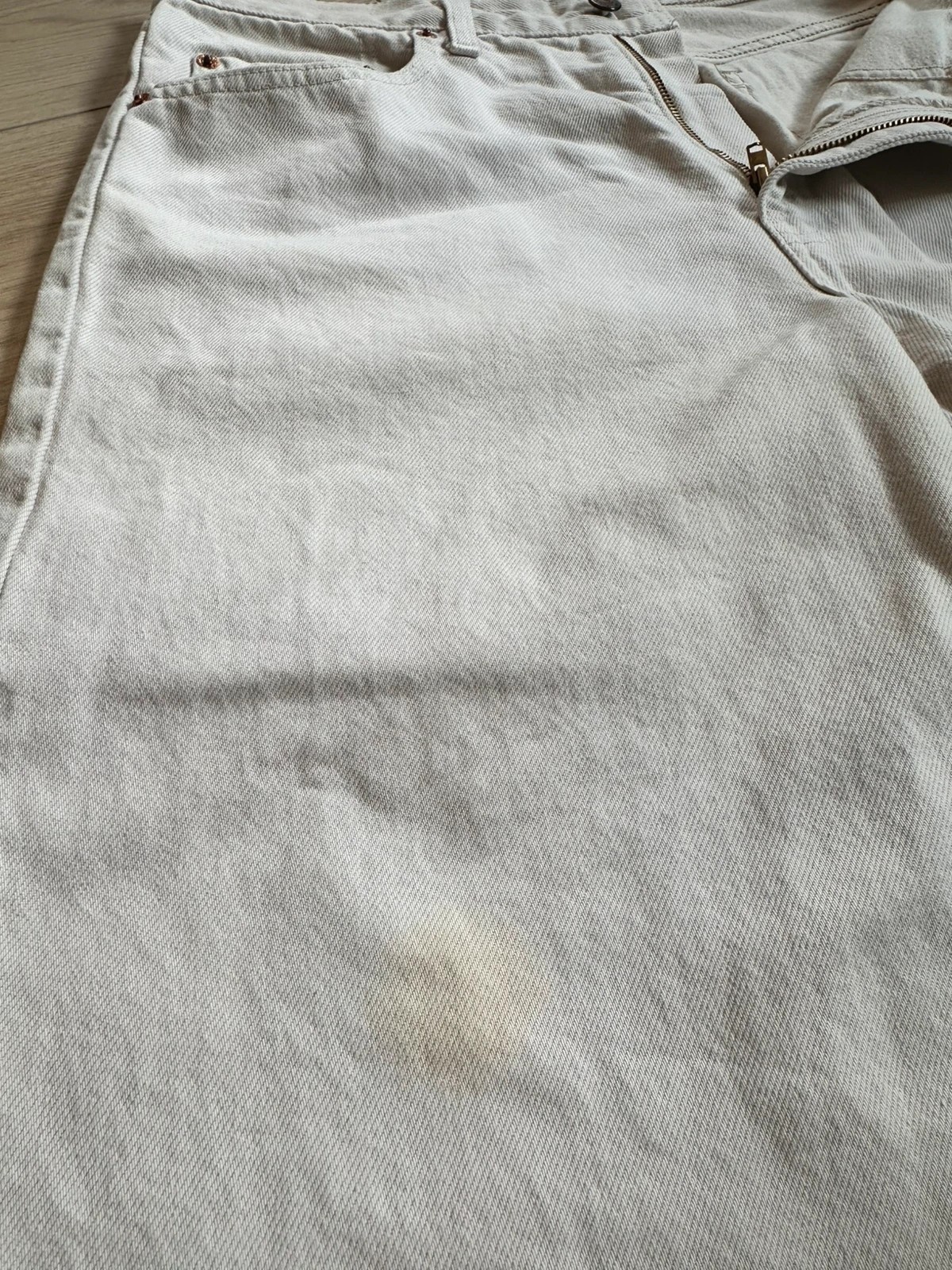 Levi’s 615 Orange Tab White Jeans W30 L30 Vintage 🇮🇹 Made in Italy