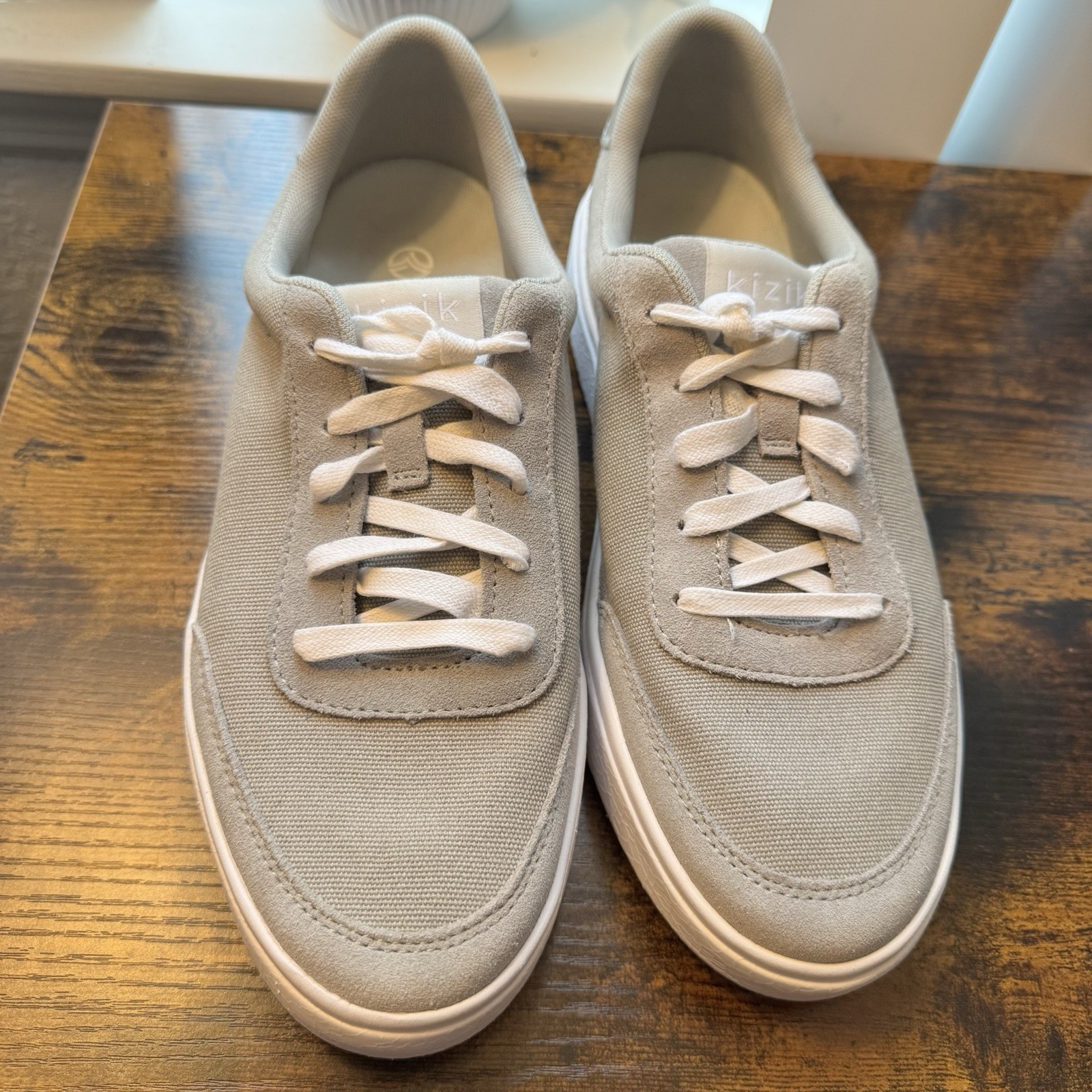 Kizik Prague Breathable Canvas Suede Slip-On Sneakers Size 8.5 Men/10 Women New