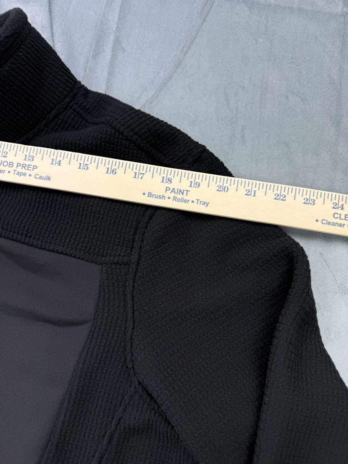 Free Country Jacket Men’s MEDIUM Black Fleece Full Zip Pocket 405-M08330S $80