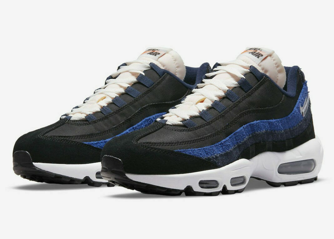 Nike Air Max 95 SE Running Club Royal Blue Obsidian Black DH2718-001 sz 8 Men’s