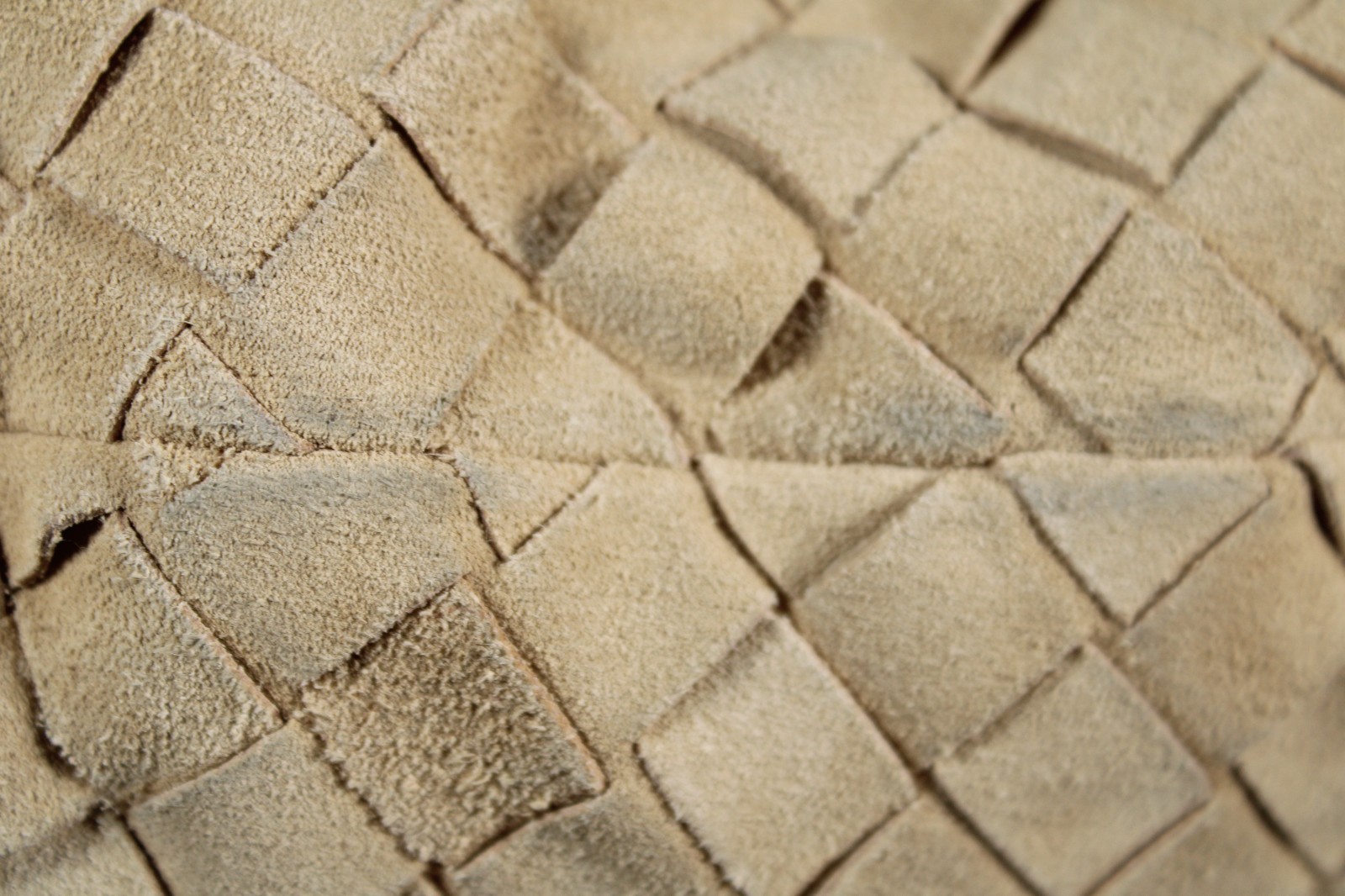 BOTTEGA VENETA Sand Beige Intrecciato Suede Medium JODIE Hobo Shoulder Bag