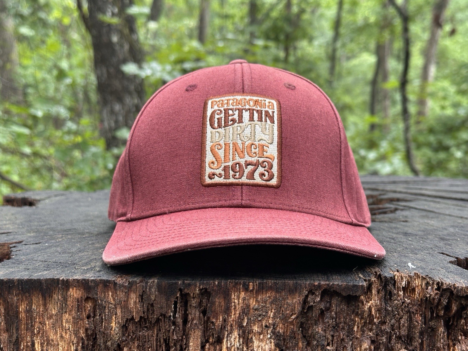 Patagonia – Roger That Hat “Gettin Dirty” – Burgundy – 2011