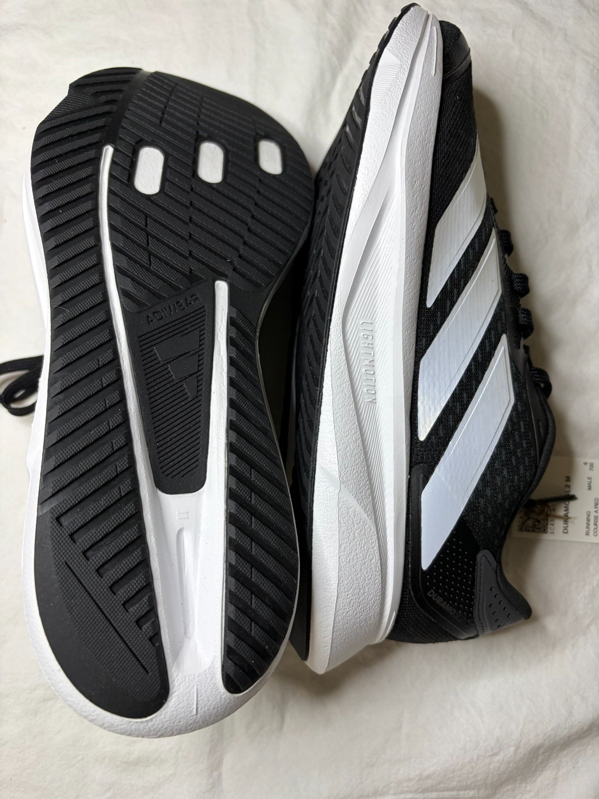 Adidas Duramo SL 2 IH8218 Black White Men’s Size 6.5 Running Shoes New in Box