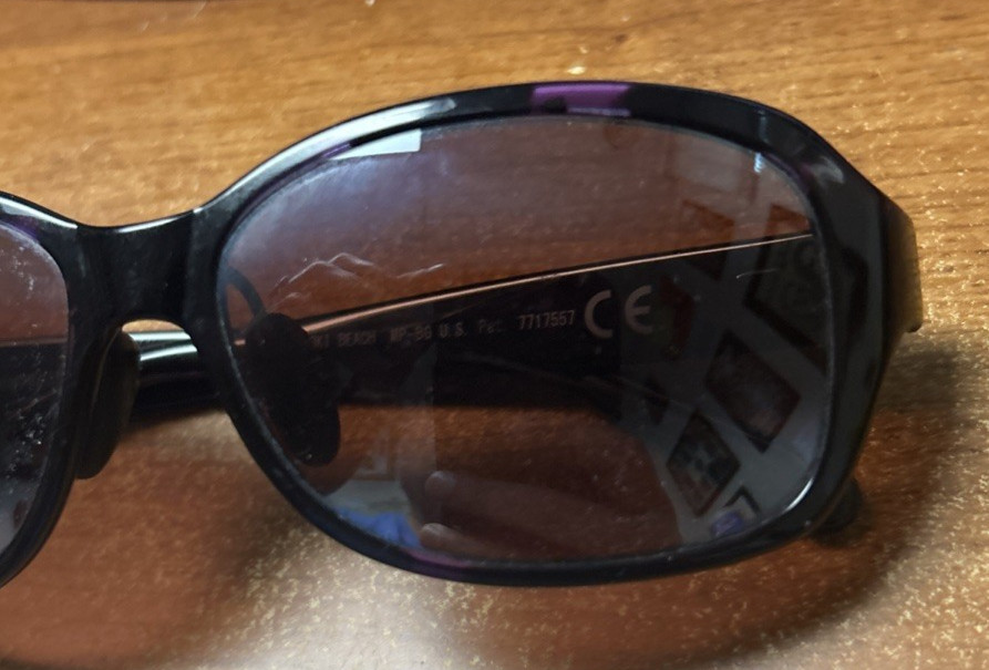 MAUI JIM KOKI BEACH MJ433-28T Purple Tortoise 56-16-130 Sunglass