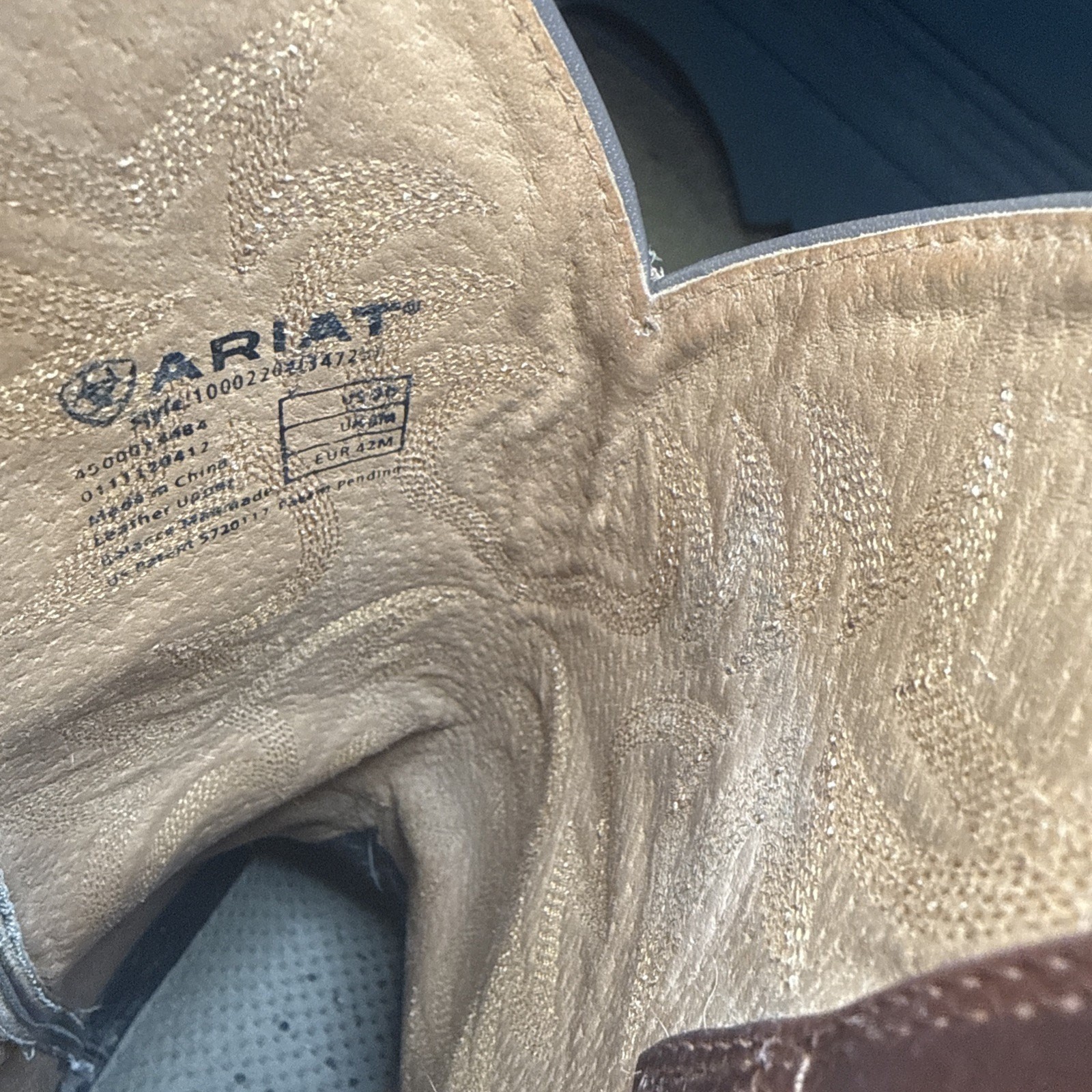 Ariat Heritage R Toe Western Cowboy Boots Men’s 9D Brown 10002204