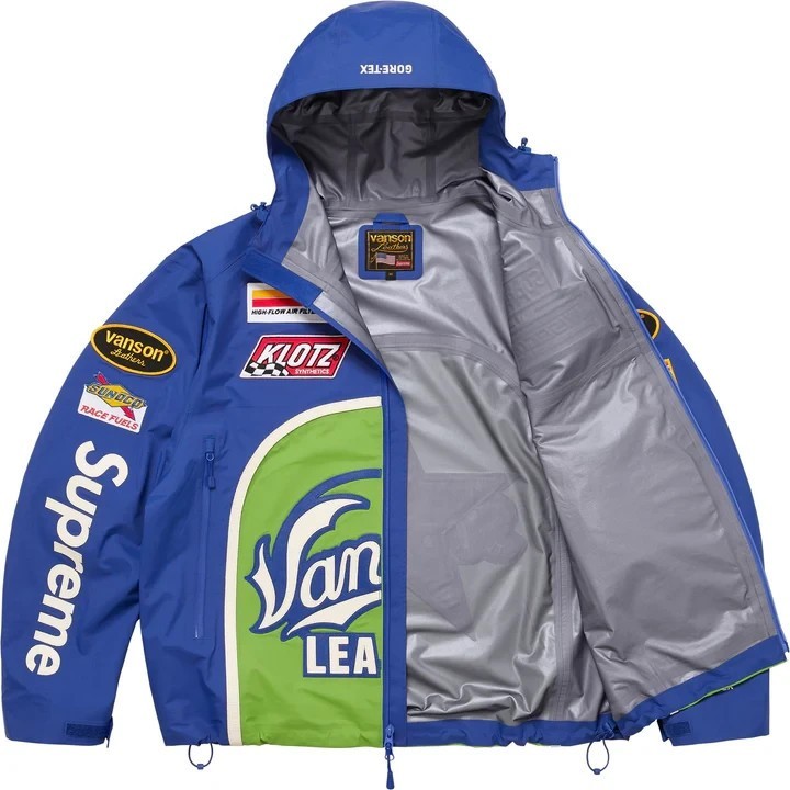 Sup reme® Van son Leathers/GORE-TEX Shell Jacket Royal