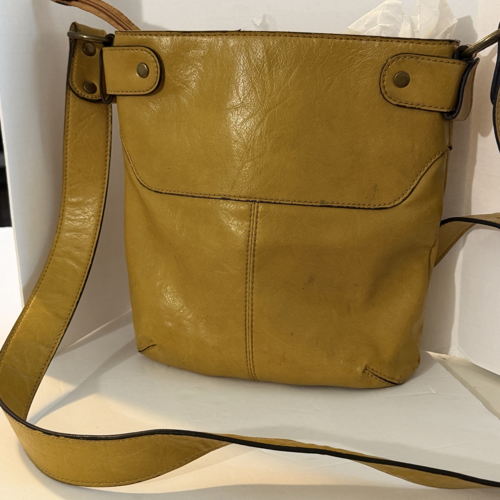 Axcess (Liz Claiborne) Crossbody Yellow Purse