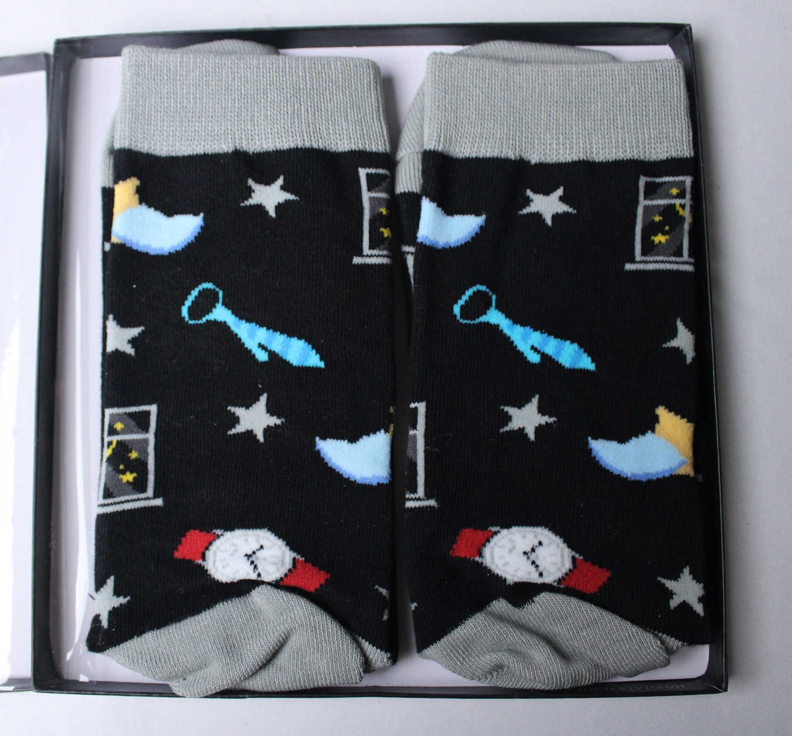 Happypop Men’s Novelty Sleep Crew Socks DH3 Just Resting My Eyes One Size NWT