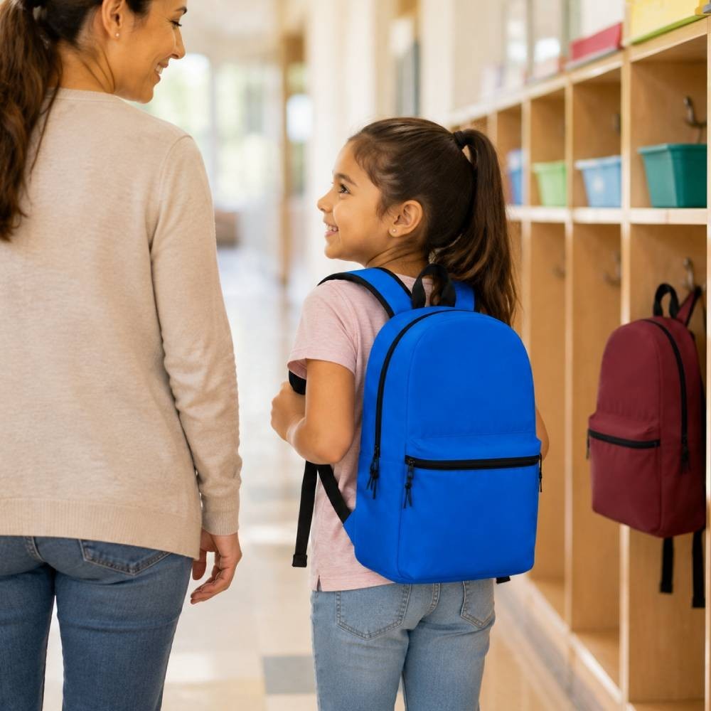 24 Pack Kids Backpacks Bulk 15″ School Bookbags Wholesale Bags 6 Assorted Colors
