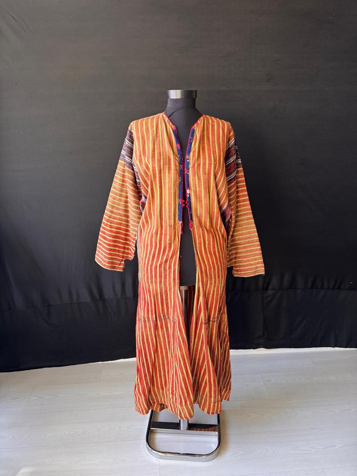 Antique Ottoman Anatolian Kaftan – Handwoven Textile – Authentic Historical Garm
