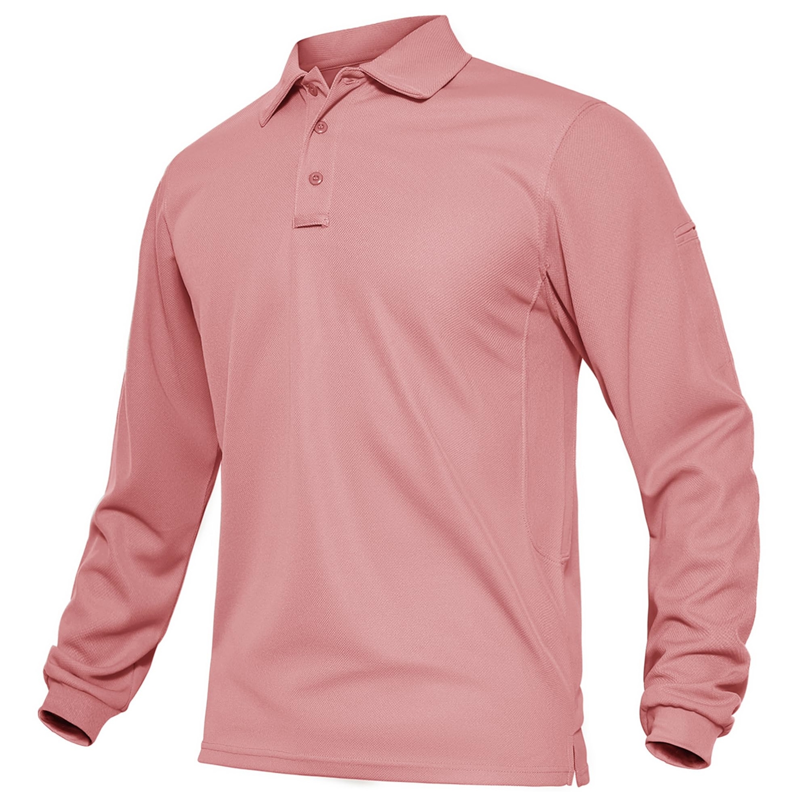 Tacvasen Men’s Long Sleeve Polo Shirts Golf Sport Quick Dry Tactical Team Work T
