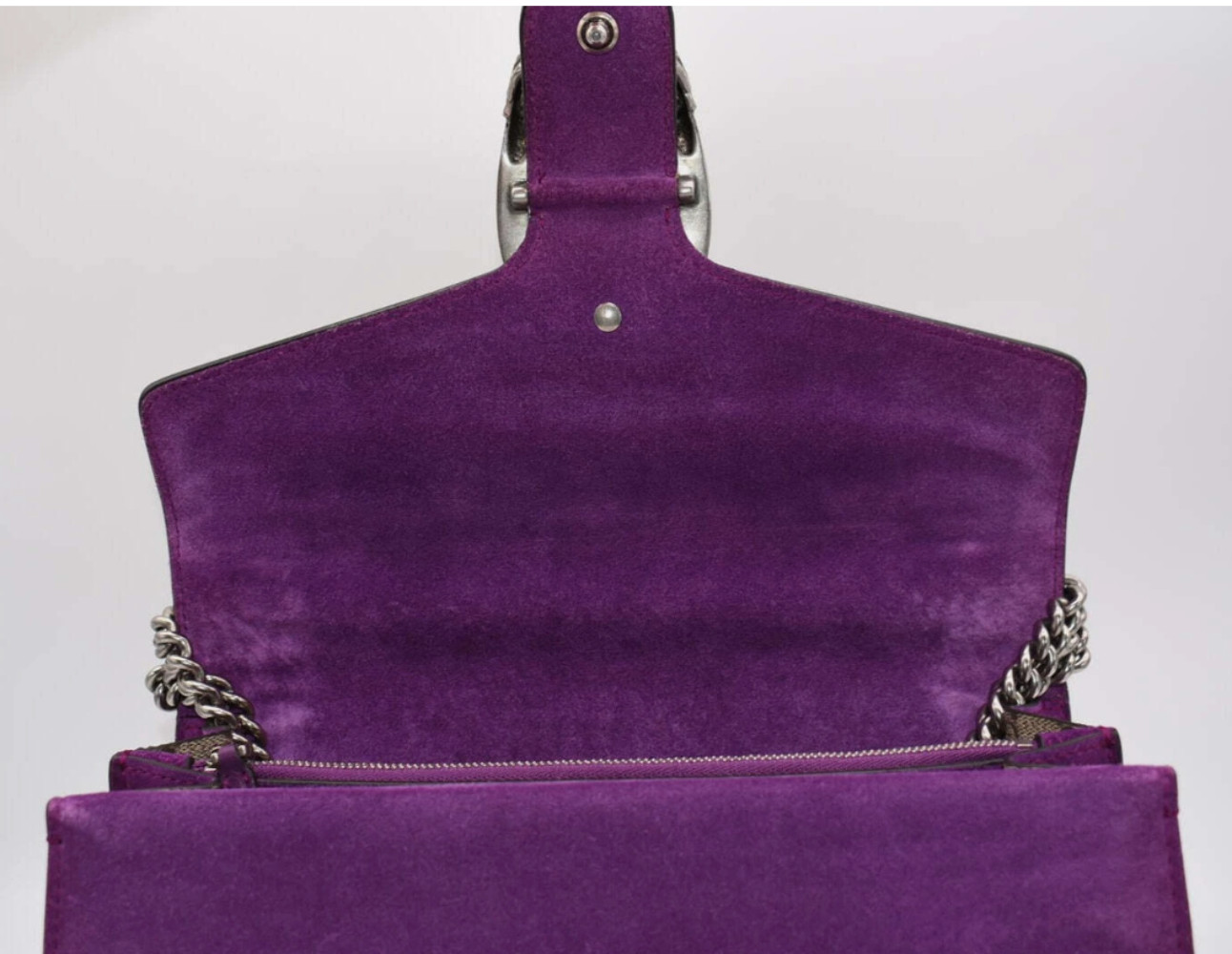 Gucci GG Supreme Monogram Embroidered Small Dionysus Shoulder Bag