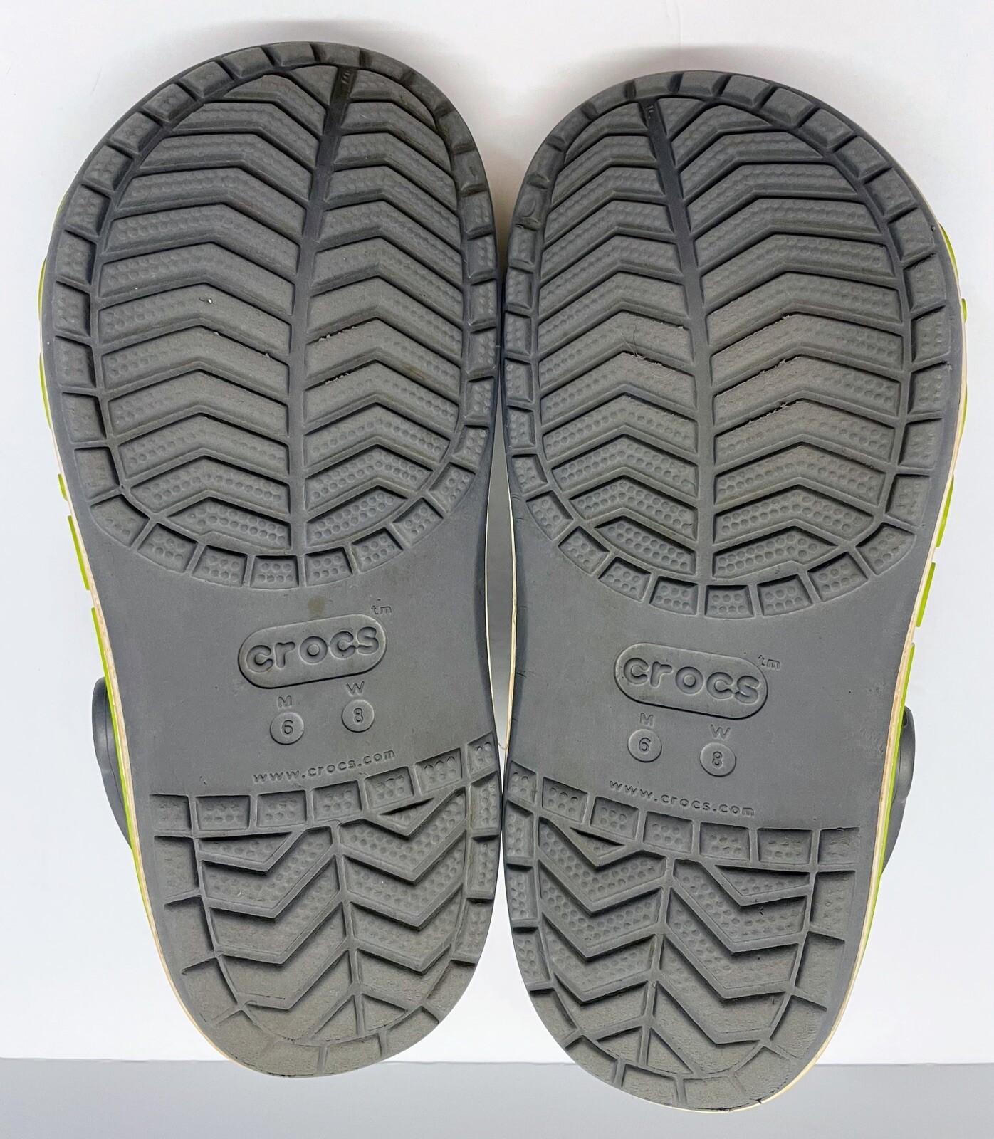 CROCS Bayaband Gray Clogs Slingback Shoes Slip On Sandals M6/W8