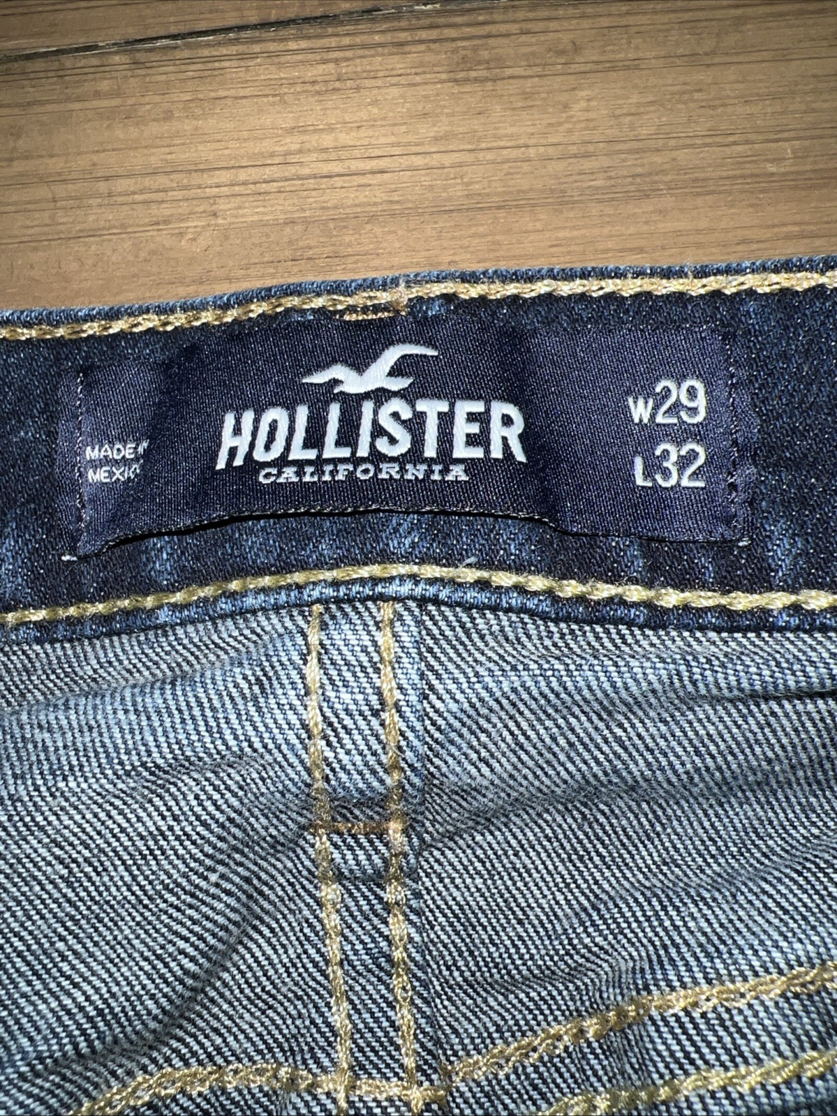 Men’s Hollister Skinny Epic Flex Dark Wash 29 X 32