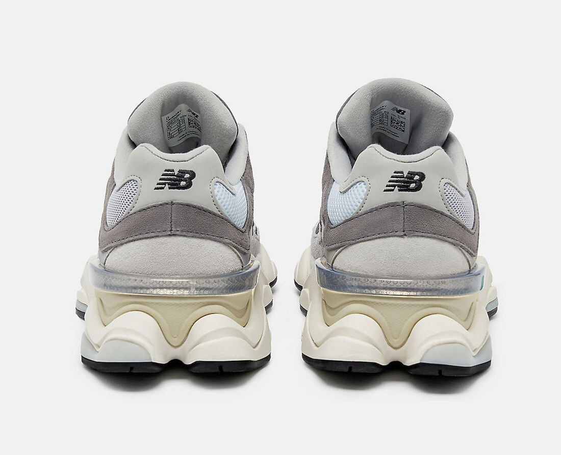 New Balance 9060 Rain Cloud Grey Mens Grey Sports Sneaker U9060GRY