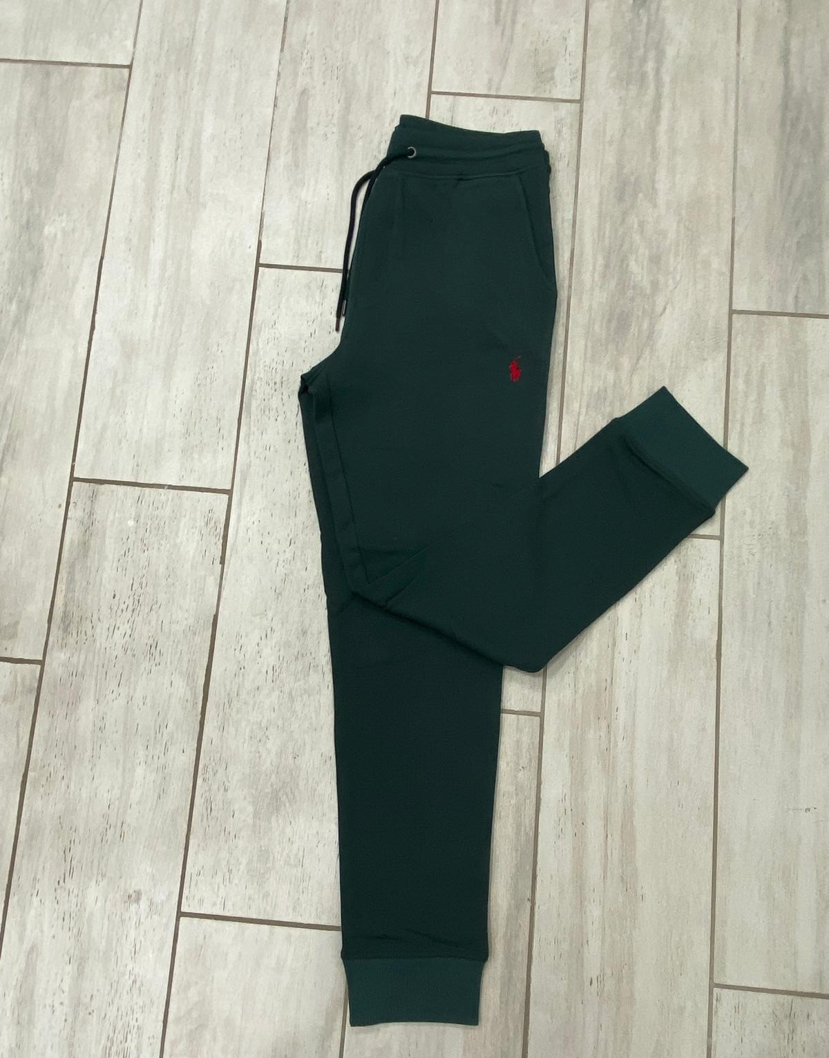 Polo Ralph Lauren Men’s Full Tracksuit Set Hoodie & Jogger Pants Green S-3XL