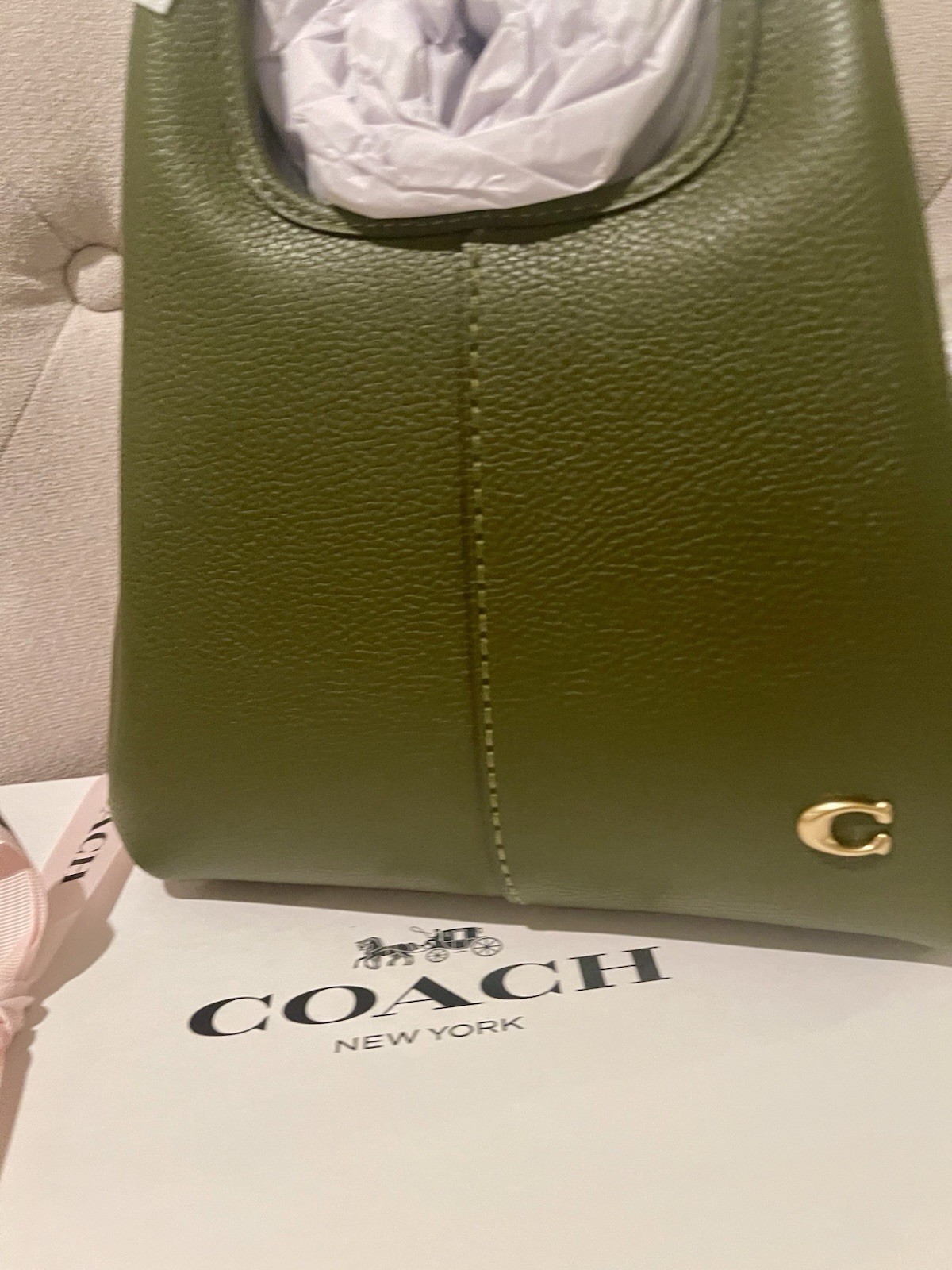 Coach Lana 23 Shoulder /Crossbody Bag In Olive NWT