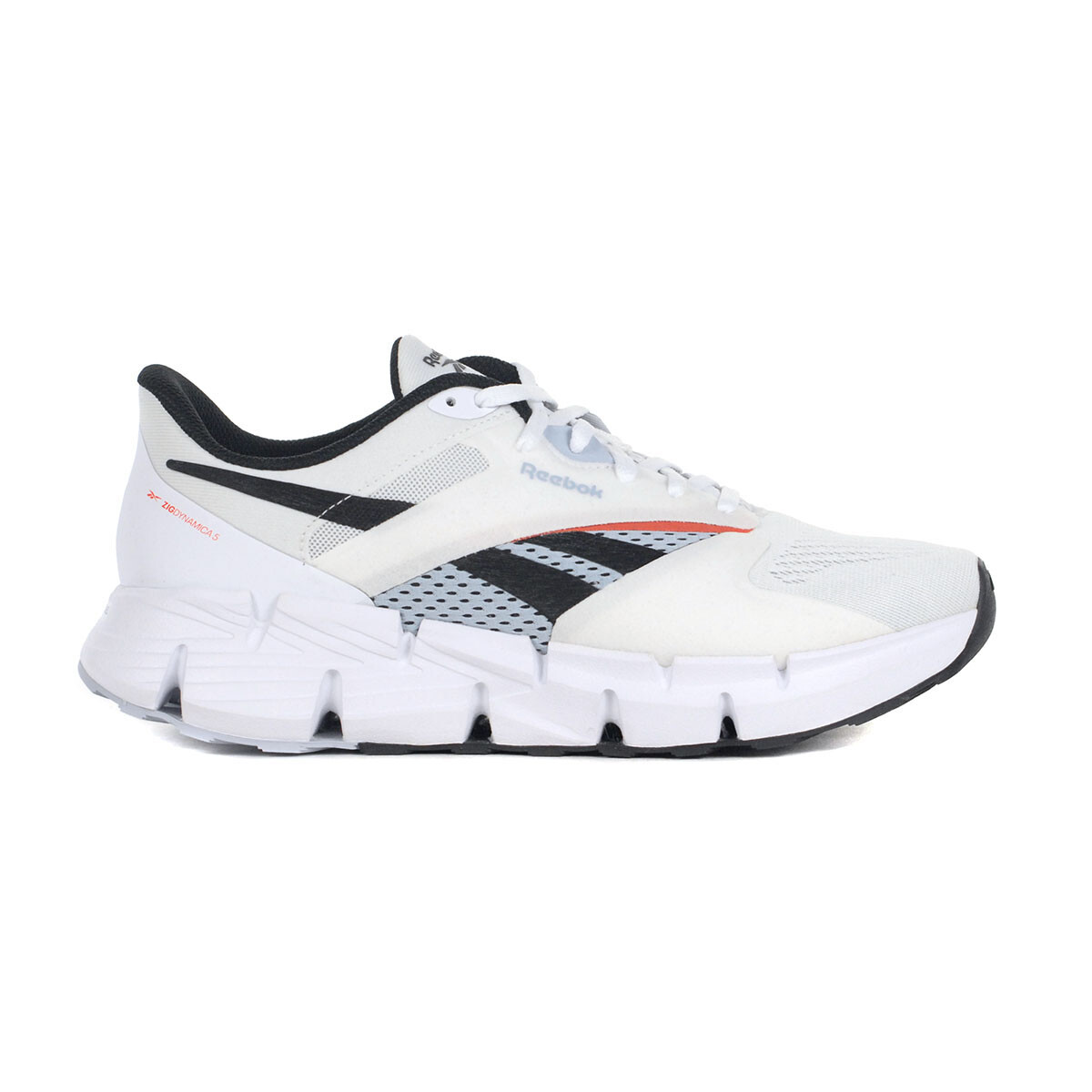 Reebok Men’s Zig Dynamica 5 White/Black/Red Running Shoes 100074657