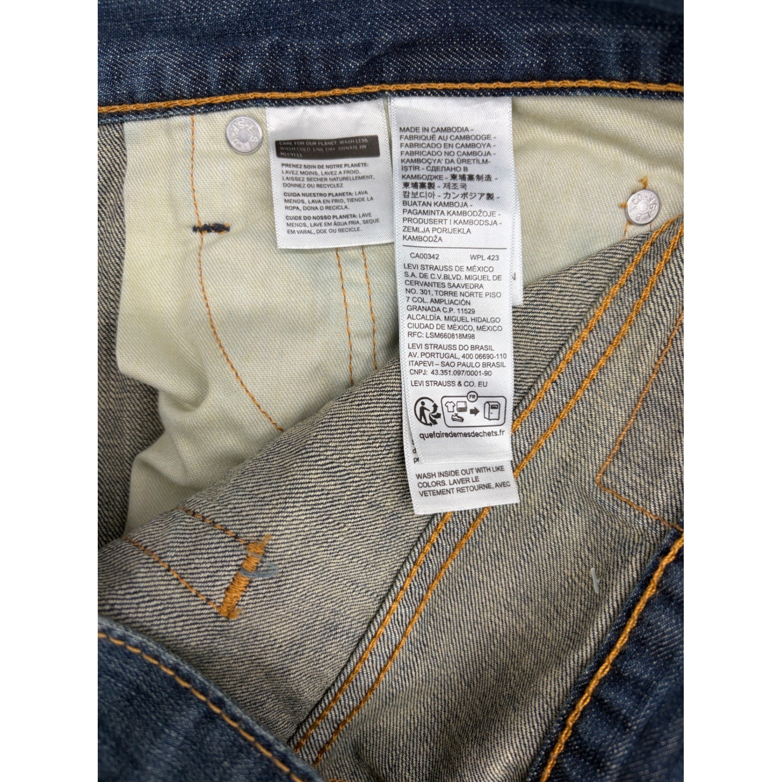 Levis 527 Slim Bootcut Jeans Mens 32×32 Medium Wash Blue Denim 05527-0239