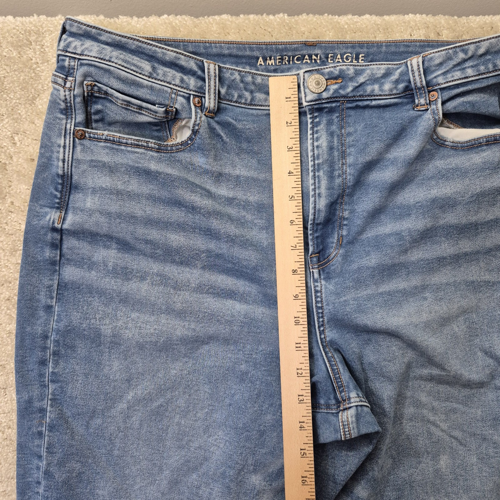 American Eagle Jeans Cozy Next Level Stretch Mom Jogger 20 Tall Lined Stretch
