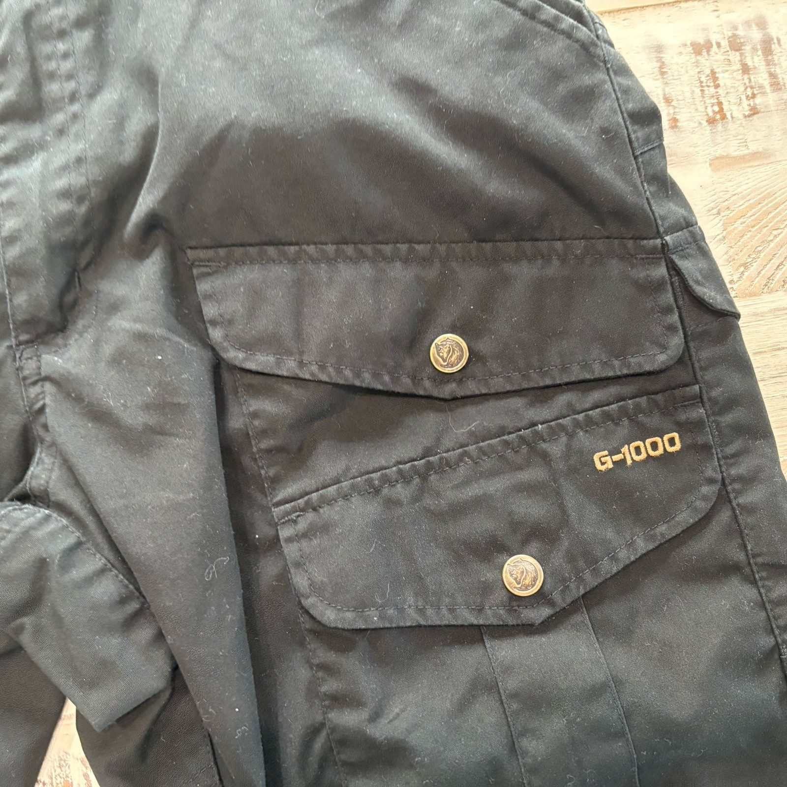 FJALLRAVEN Vidda Pro Cargo Trouser Pants G-1000 Black Men’s Size 32 x 31