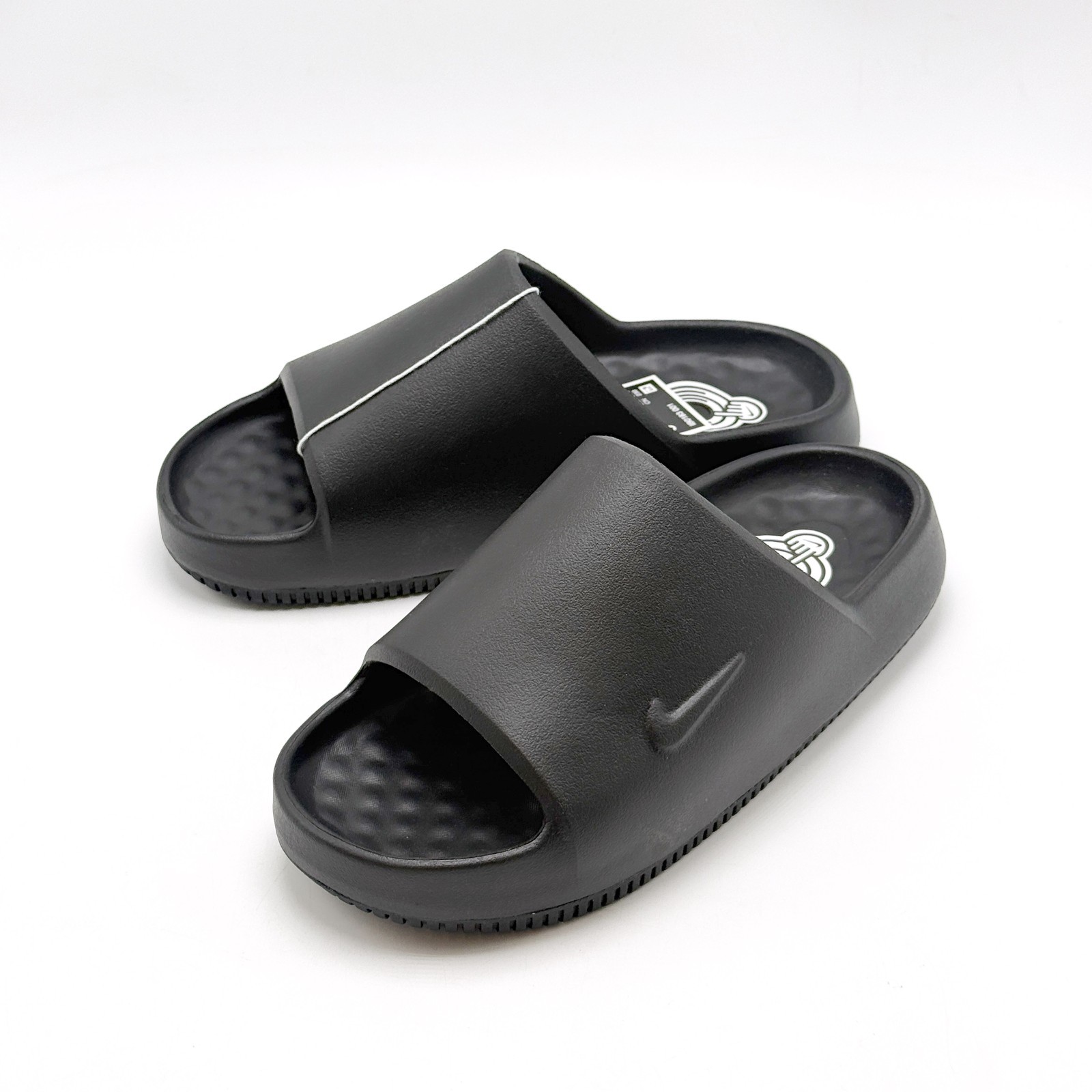 *NEW* Men Nike Calm 2.0 Slides Sandals BLACK / BLACK (IB0183 001) 👍