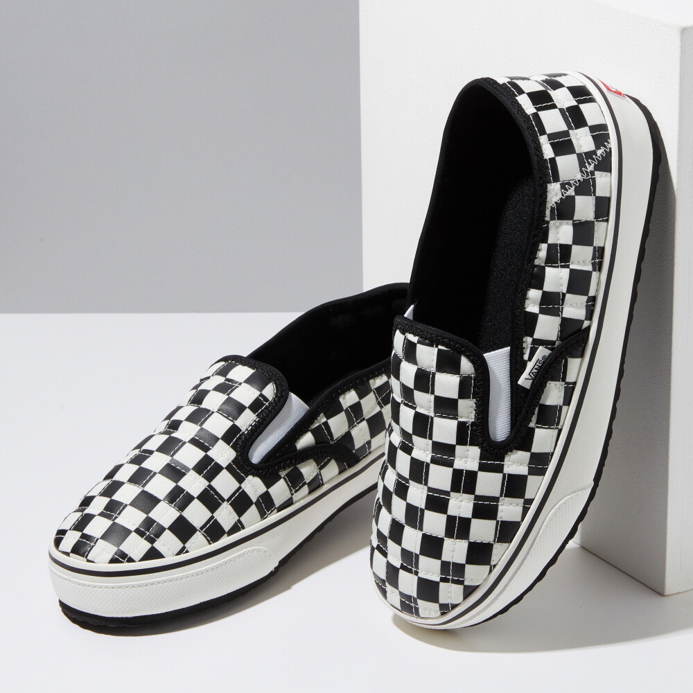 Vans CheckerBoard Slip-er 2 Skate Shoes Sneakers Black/White VN0A4UWOIB8 US 4-11