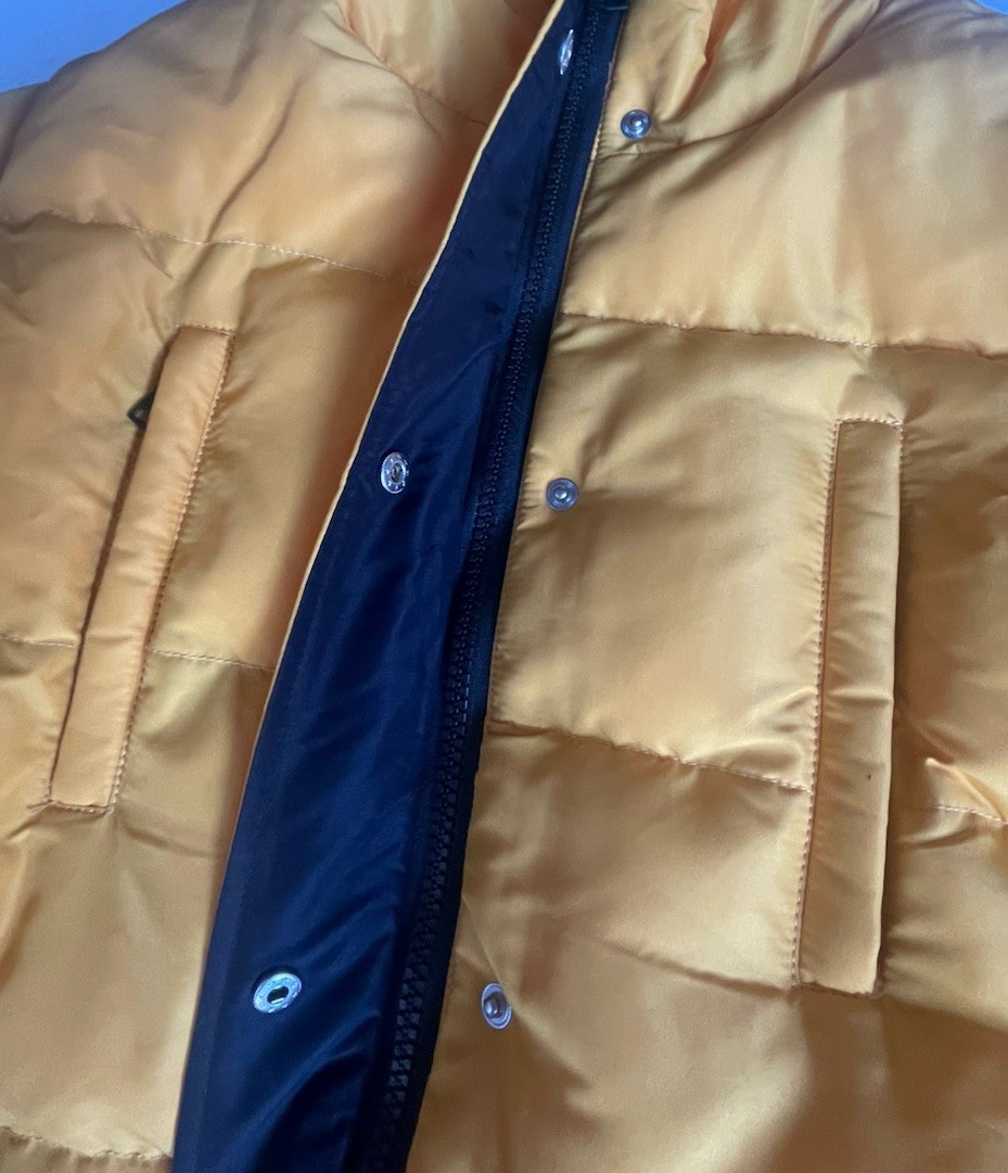 Northern Expedition Classic Model Yellow Parka Jacket Men’s Medium Hooded Coat