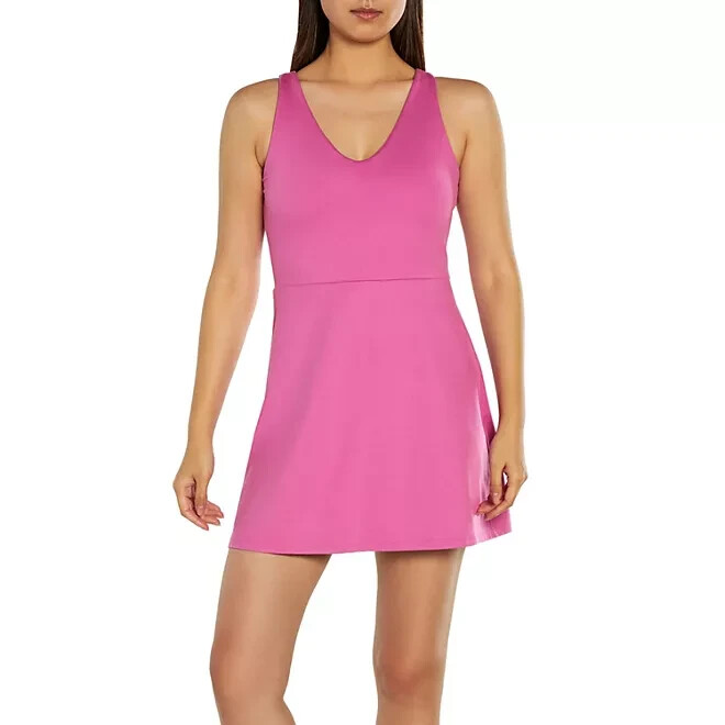 GapFit Women’s Active Tank Dress Size XS Deep Rosebud