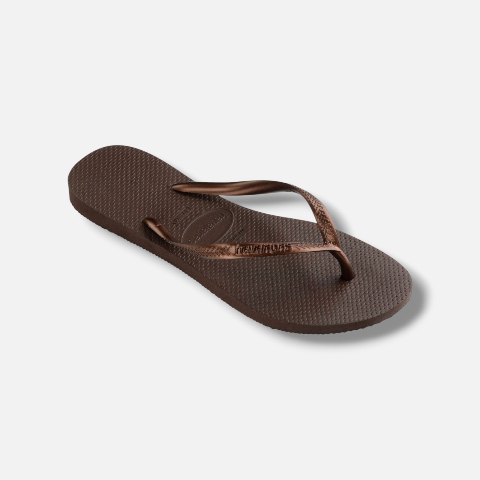 Havaianas Women’s Brown Slim Flip-Flop Sandals Shoes Size 11/12