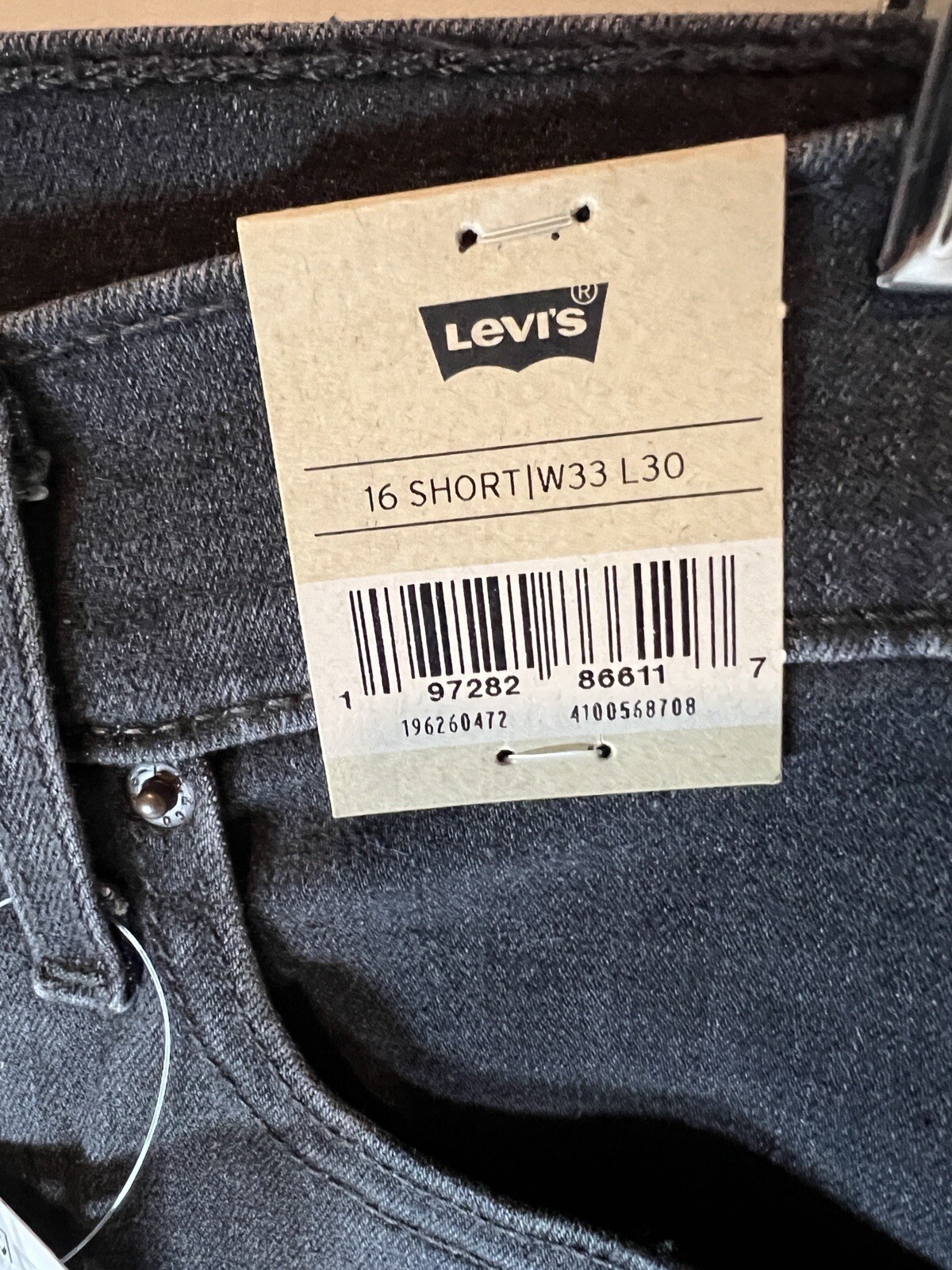 NEW Levi’s Ladies 311 Skinny Shaping Denim Size 33x 30 Dark Horizon