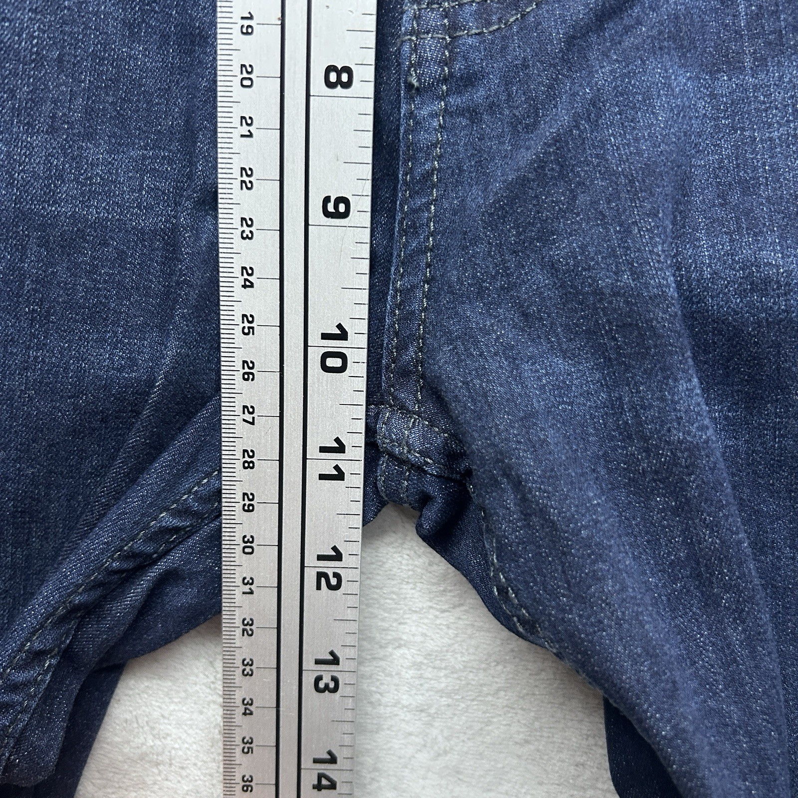 Mugsy Fultons Jeans Men’s 32×34 Blue Denim Stretch 5-Pocket Casual FLX3NFU.