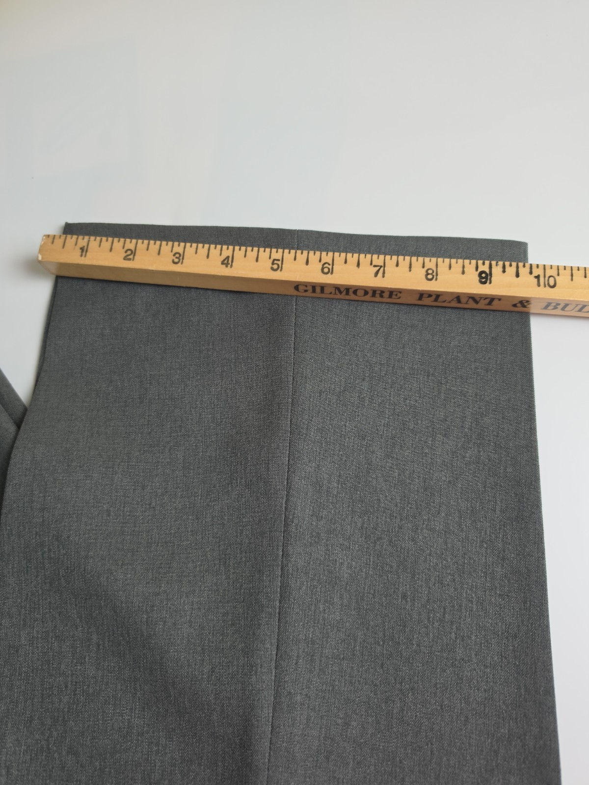 David Taylor Flex Fit Pants Men 42×29 Heather Gray Dress Pants Polyester RN15099