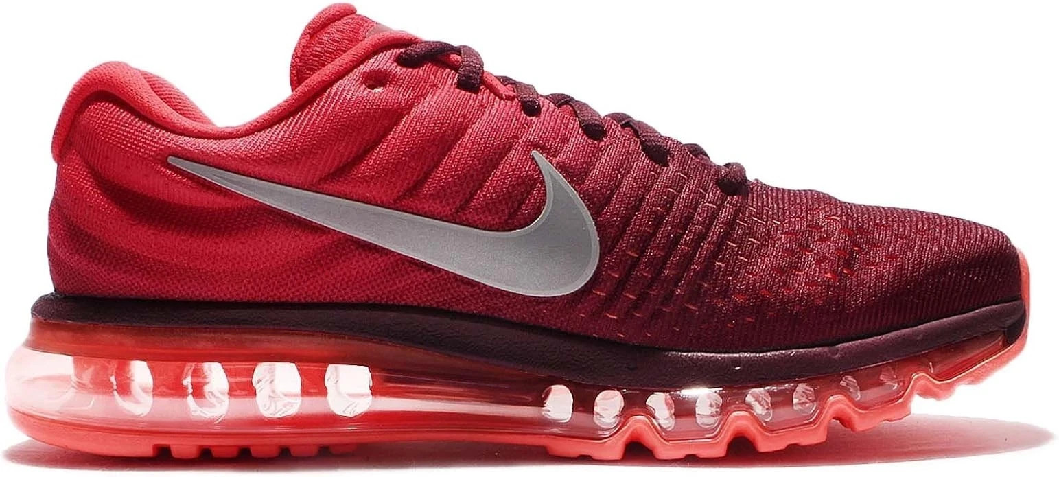 Nike Air Max 2017 Night Maroon White Red Running Shoes 849559-601 Mens Size